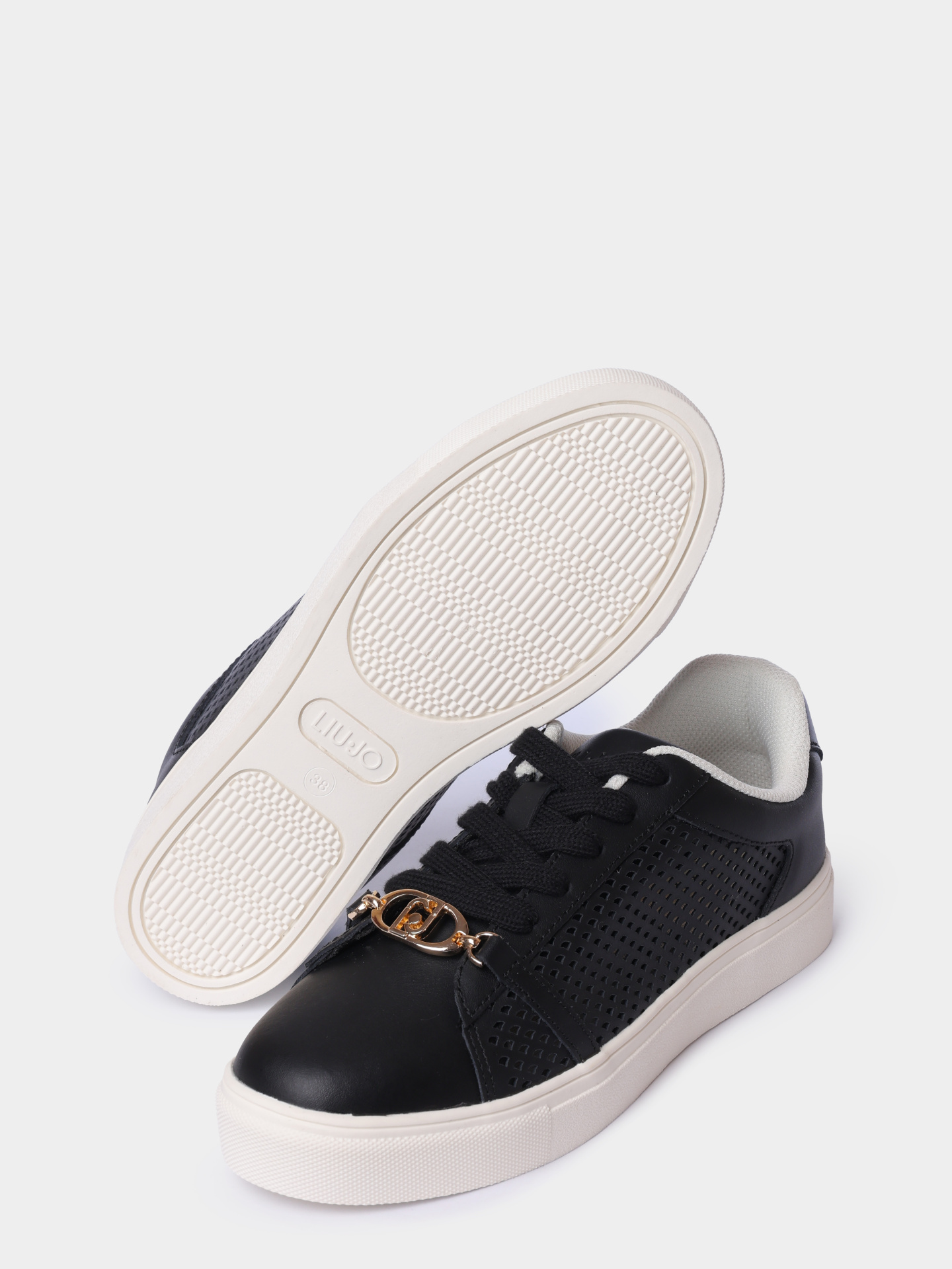 Кеды Liu-Jo KIKI 03 BA6063PX24622222 черные женские — купить в интернет-магазине Verdistore