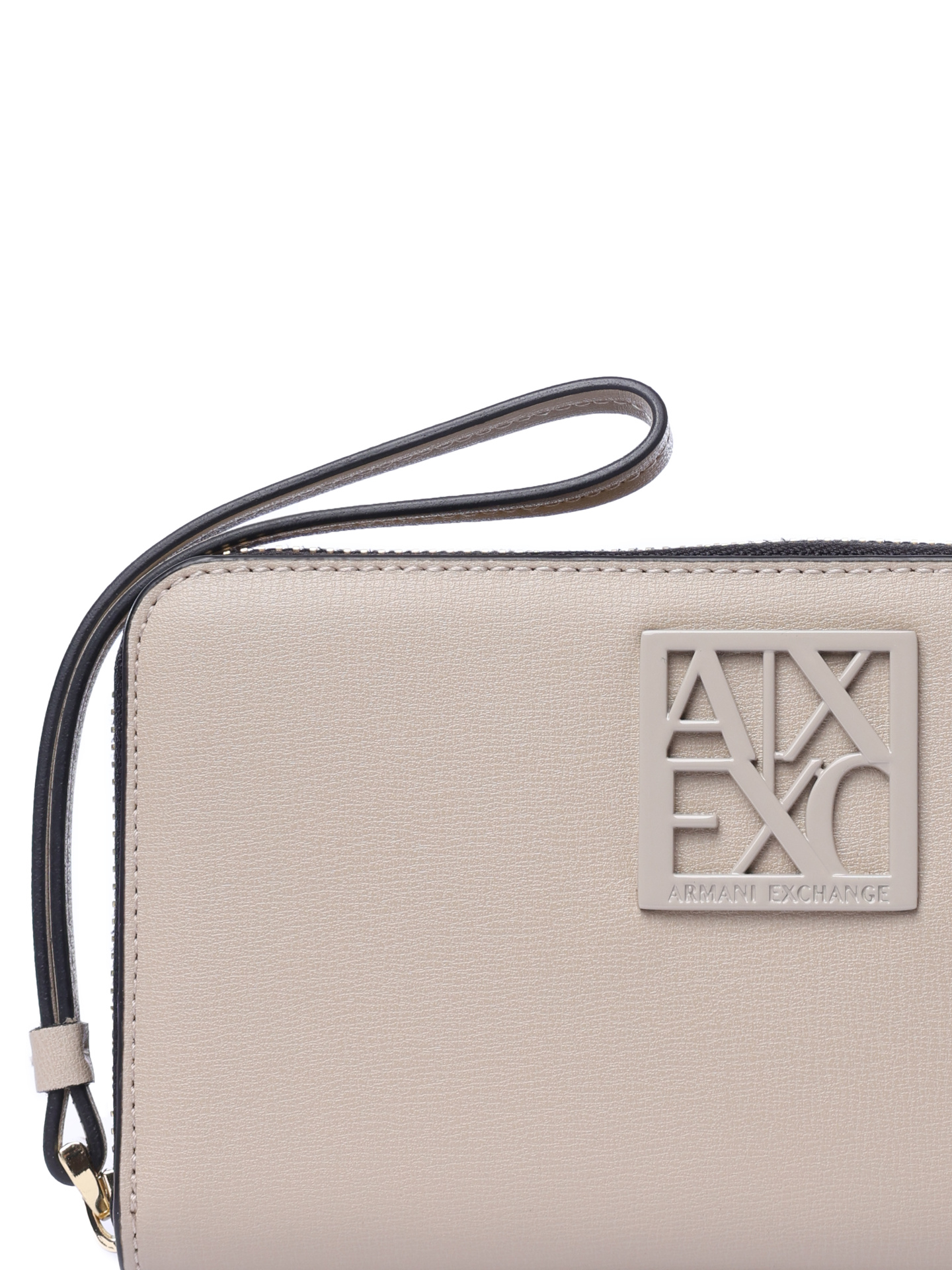 Кошелек Armani Exchange 948486 0A874 14349 бежевый женский на молнии  — купить в интернет-магазине Verdistore
