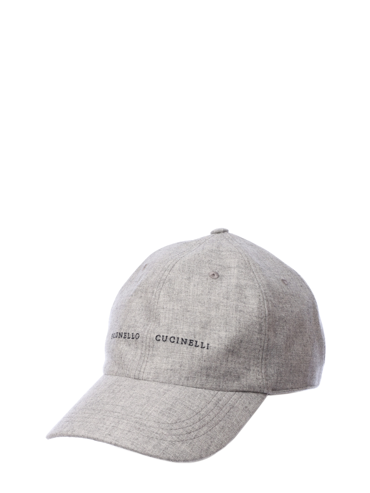 Бейсболка Brunello Cucinelli MR4369992 CFD11 светло-серая мужская из кашемира — купить в интернет-магазине Verdistore