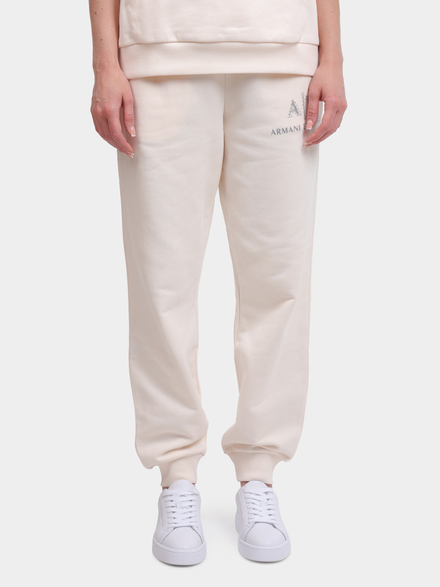Брюки спортивные Armani Exchange XW000162 AF11851 U1003 хлопковые женские — купить в интернет-магазине Verdistore