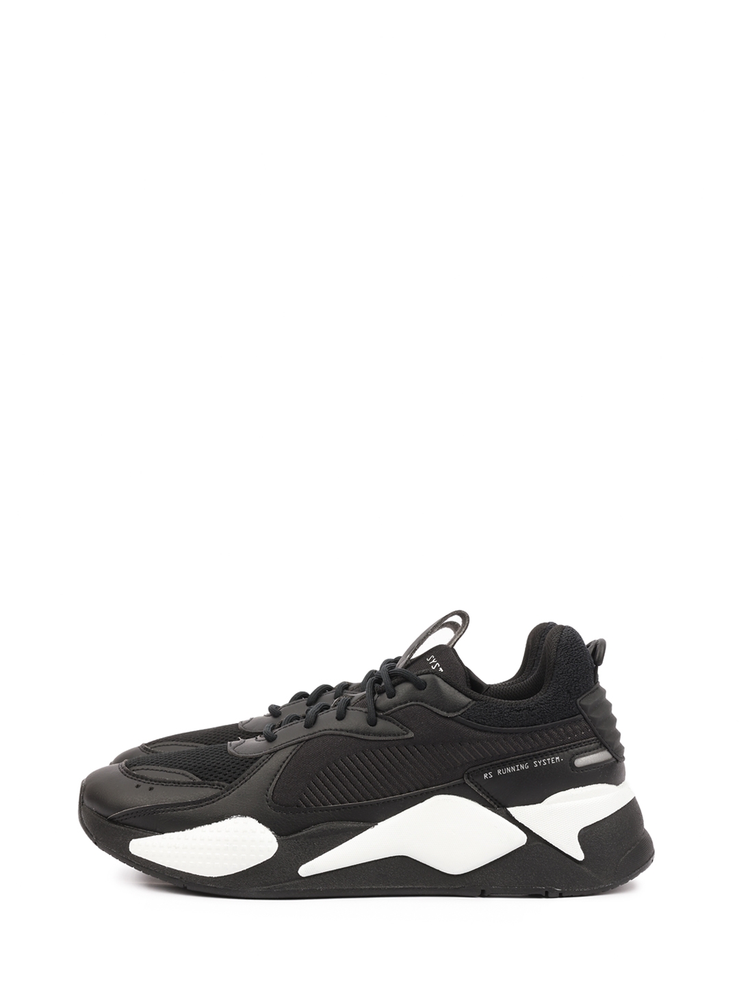 Кроссовки черные на высокой подошве с белыми крупными вставками — купить в интернет-магазине Verdistore