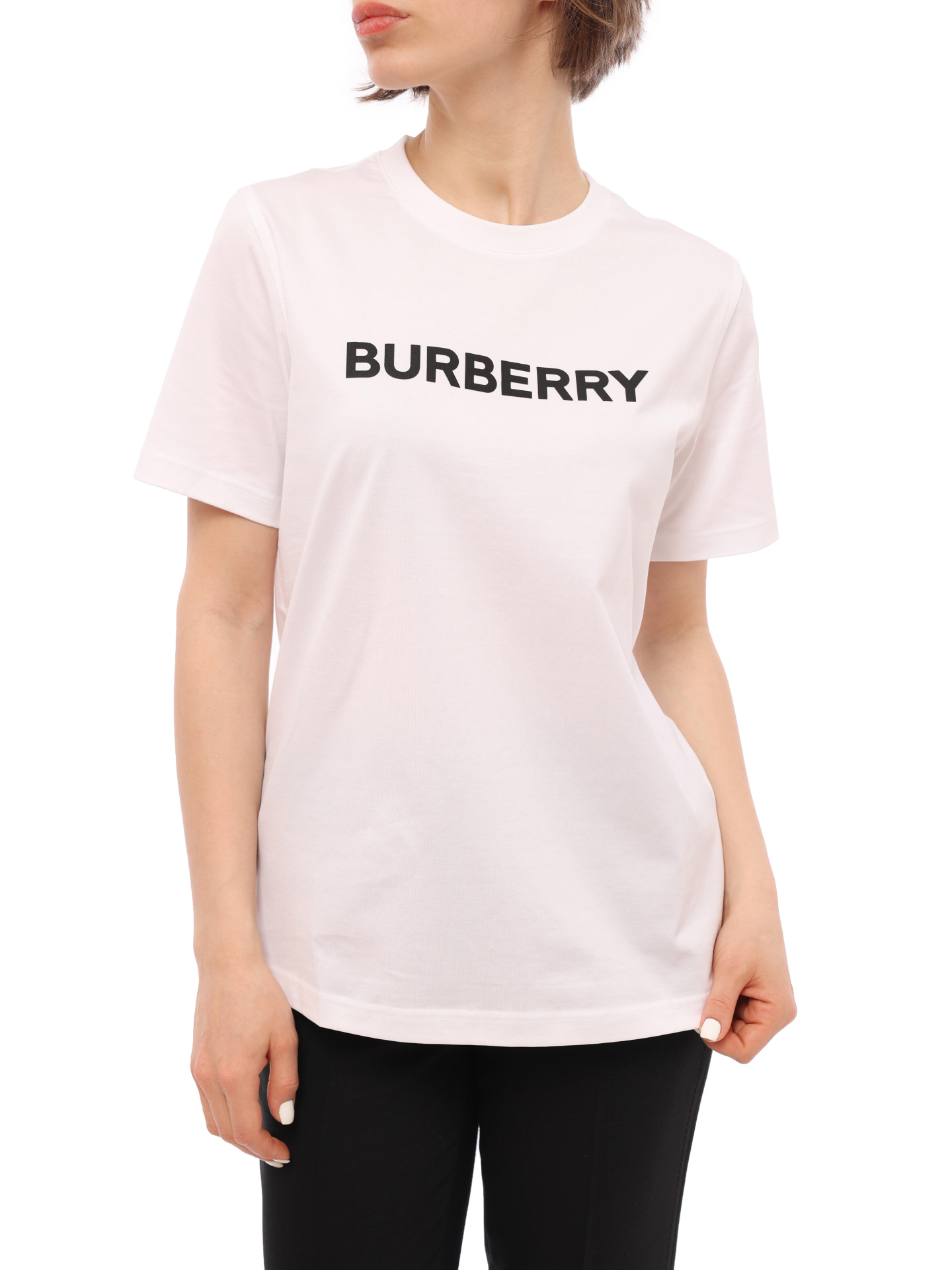 Футболка Burberry 8056724 A1464 хлопковая женская — купить в интернет-магазине Verdistore
