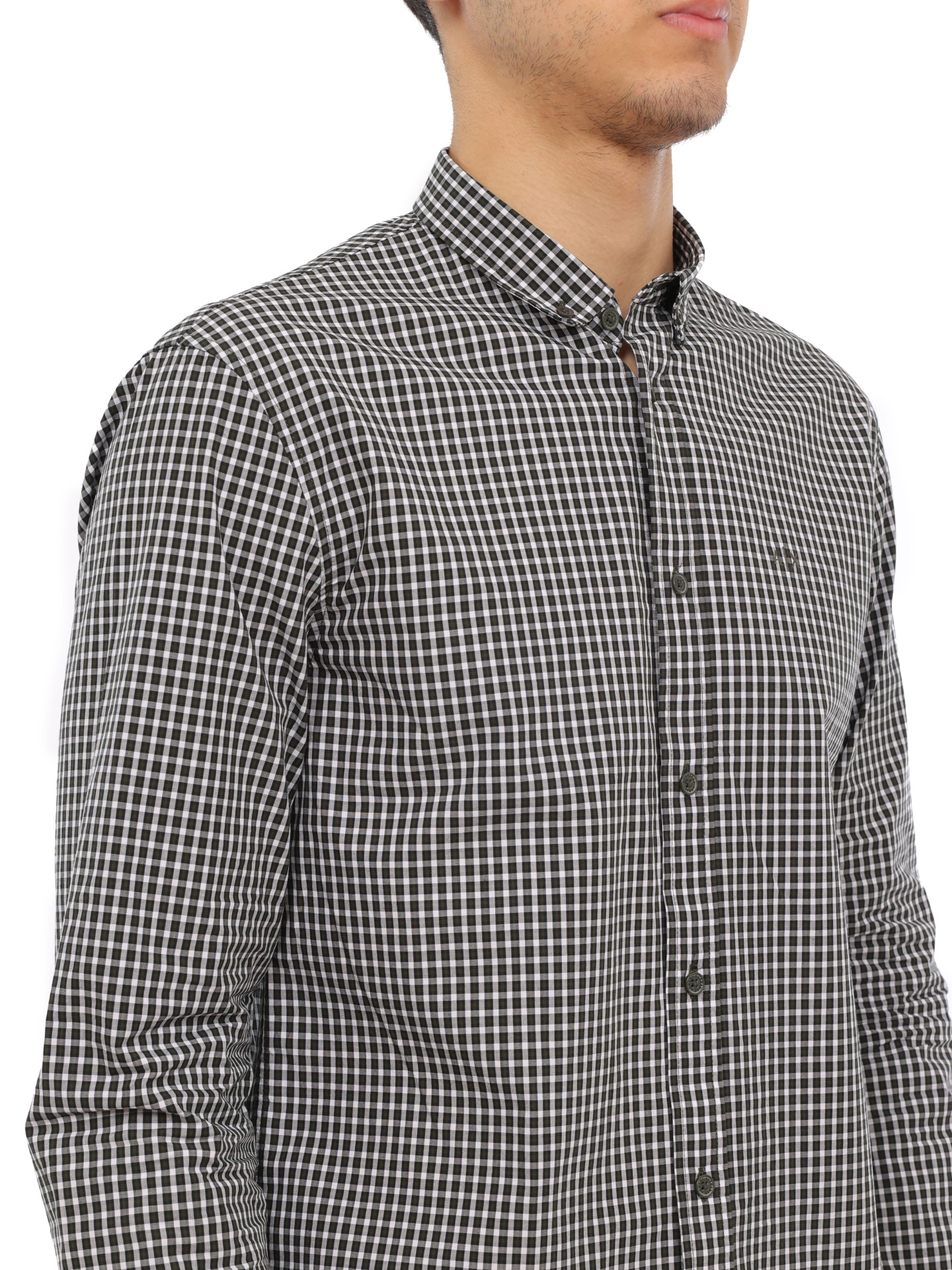 Рубашка Armani Exchange 6RZC12 ZNYTZ 91GH клетчатая мужская — купить в интернет-магазине Verdistore