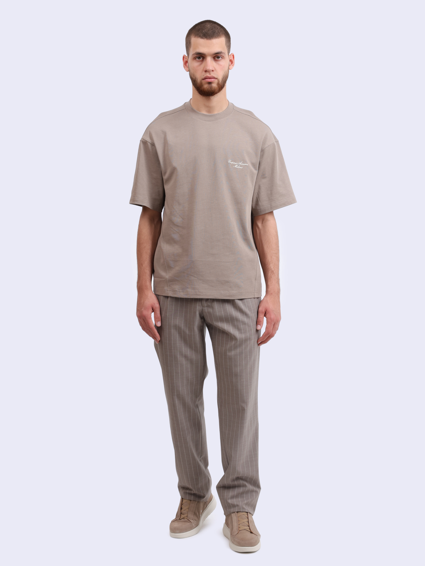 Футболка Emporio Armani EM001060 AF13715 U6107 хлопковая мужская — купить в интернет-магазине Verdistore