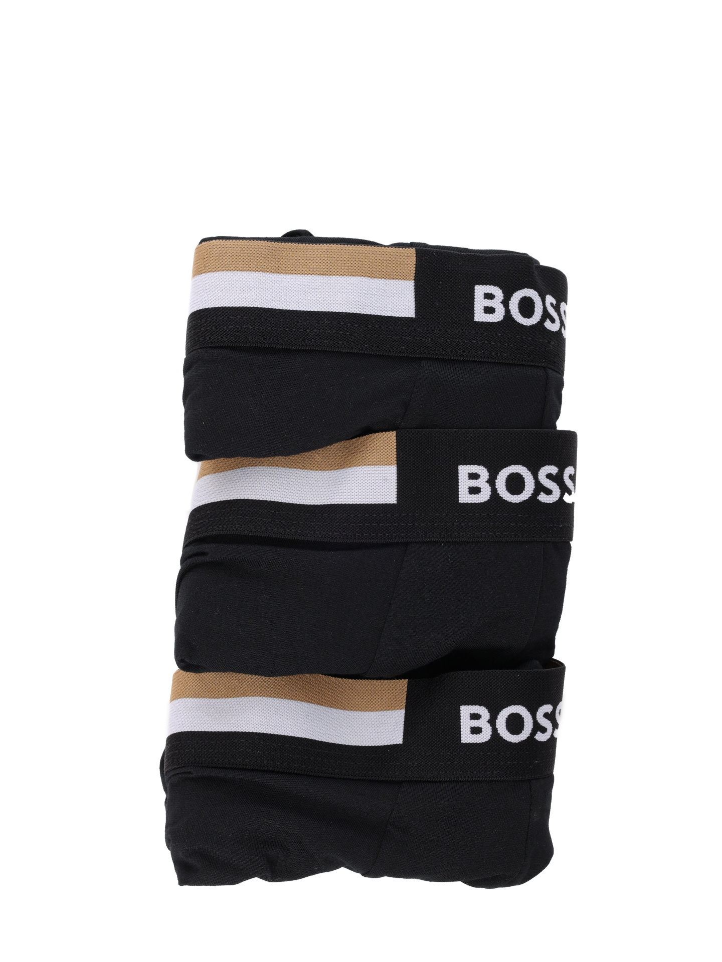 Трусы комплект Boss 50516542 001 черные мужские с логотипом — купить в интернет-магазине Verdistore