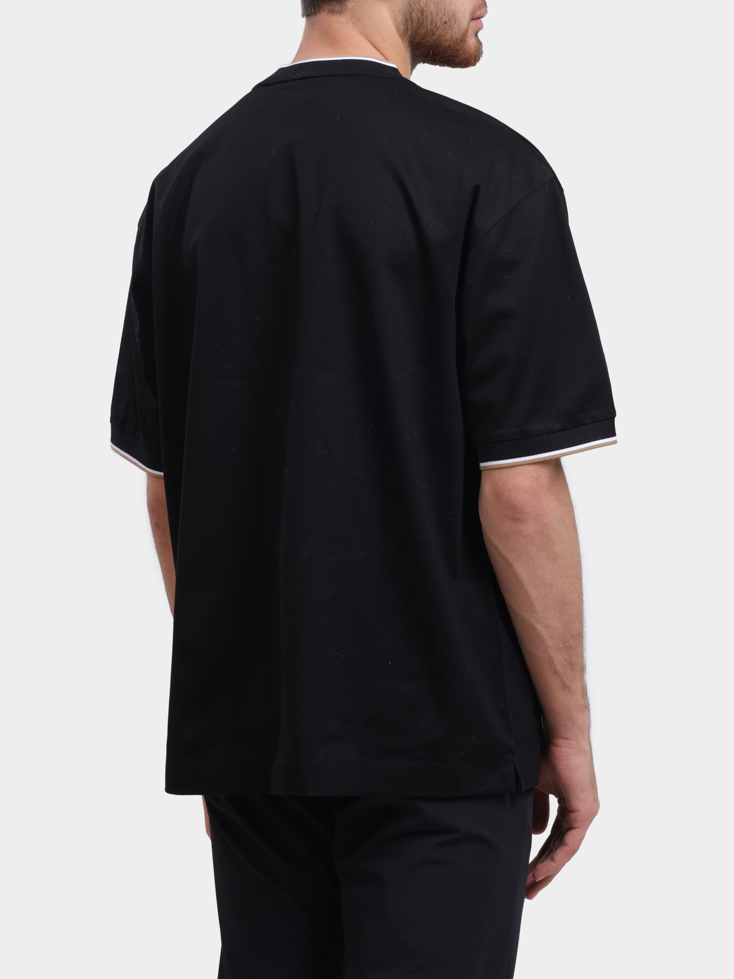 Футболка H-Tames 65 10258145 01 50548012 001 черная мужская — купить в интернет-магазине Verdistore