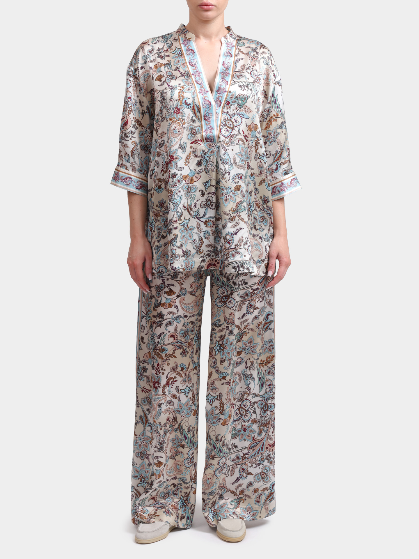 Блуза Re Vera 26-20-2355 629 атласная женская — купить в интернет-магазине Verdistore