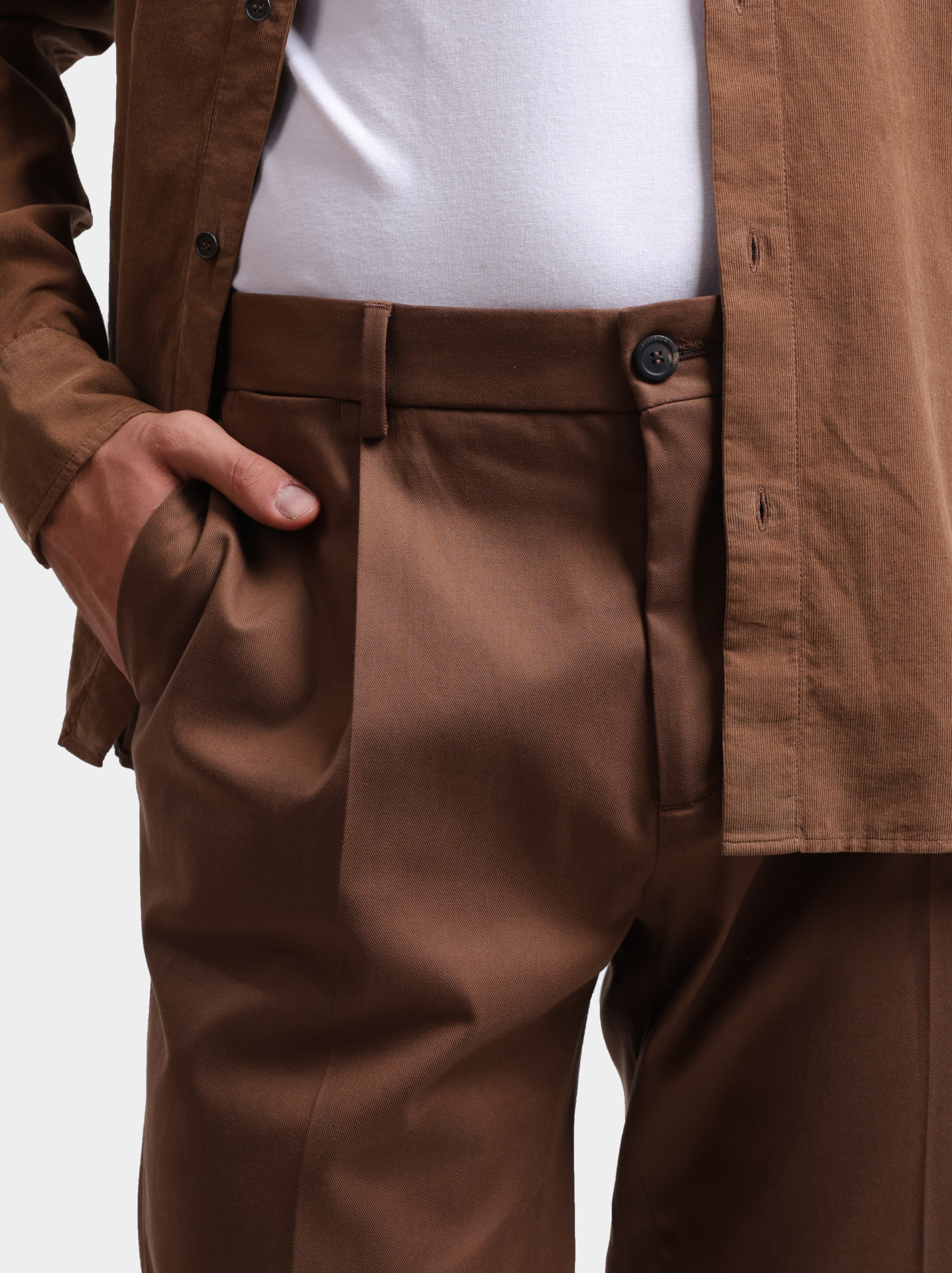 Брюки R54506N 03647 C850 коричневые мужские  — купить в интернет-магазине Verdistore