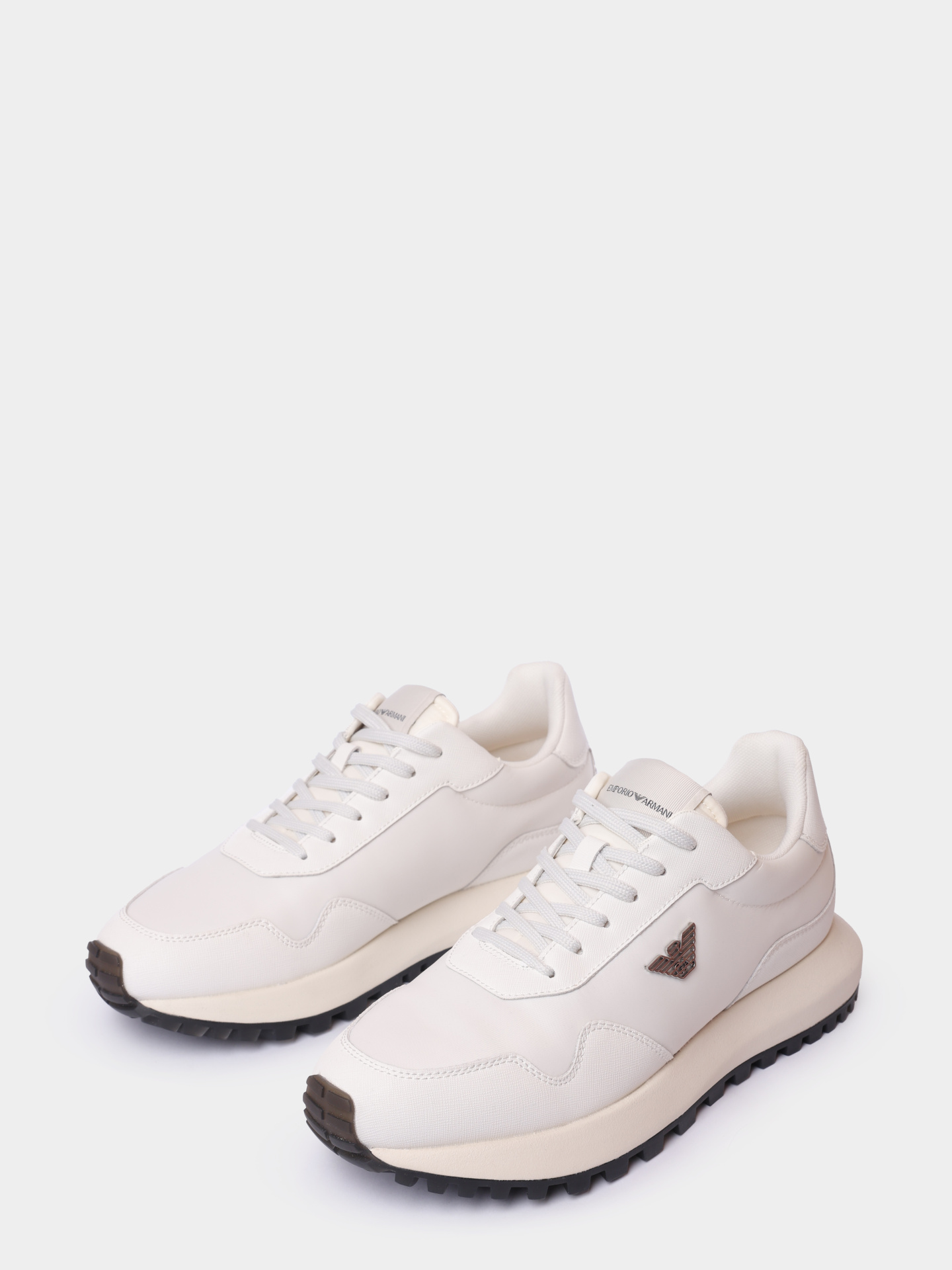 Кроссовки Emporio Armani EM003738 AF19532 M0107 белые мужские — купить в интернет-магазине Verdistore