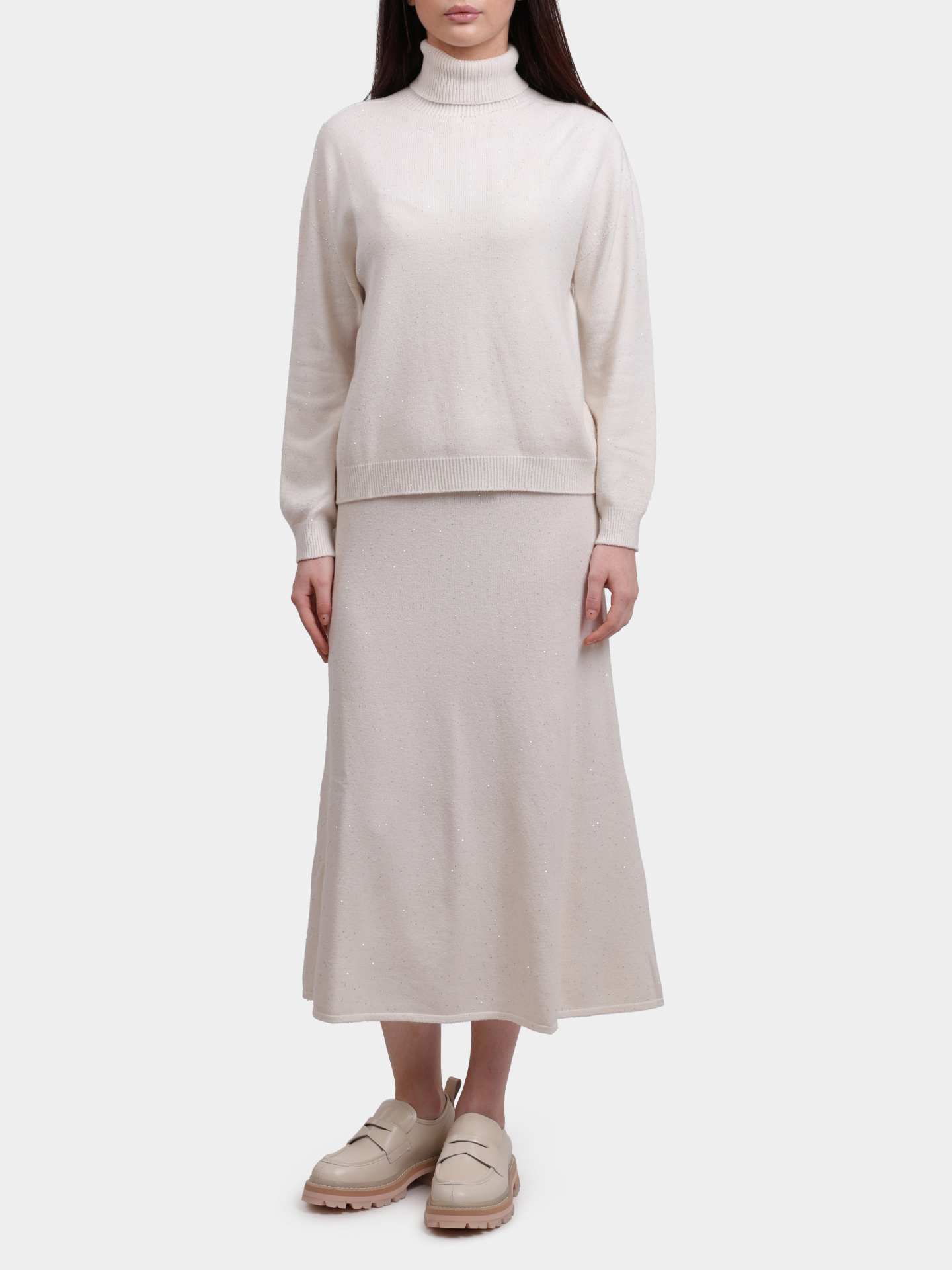 Юбка Liu-Jo MF5295 MA27R W9167 белая женская с пайетками — купить в интернет-магазине Verdistore