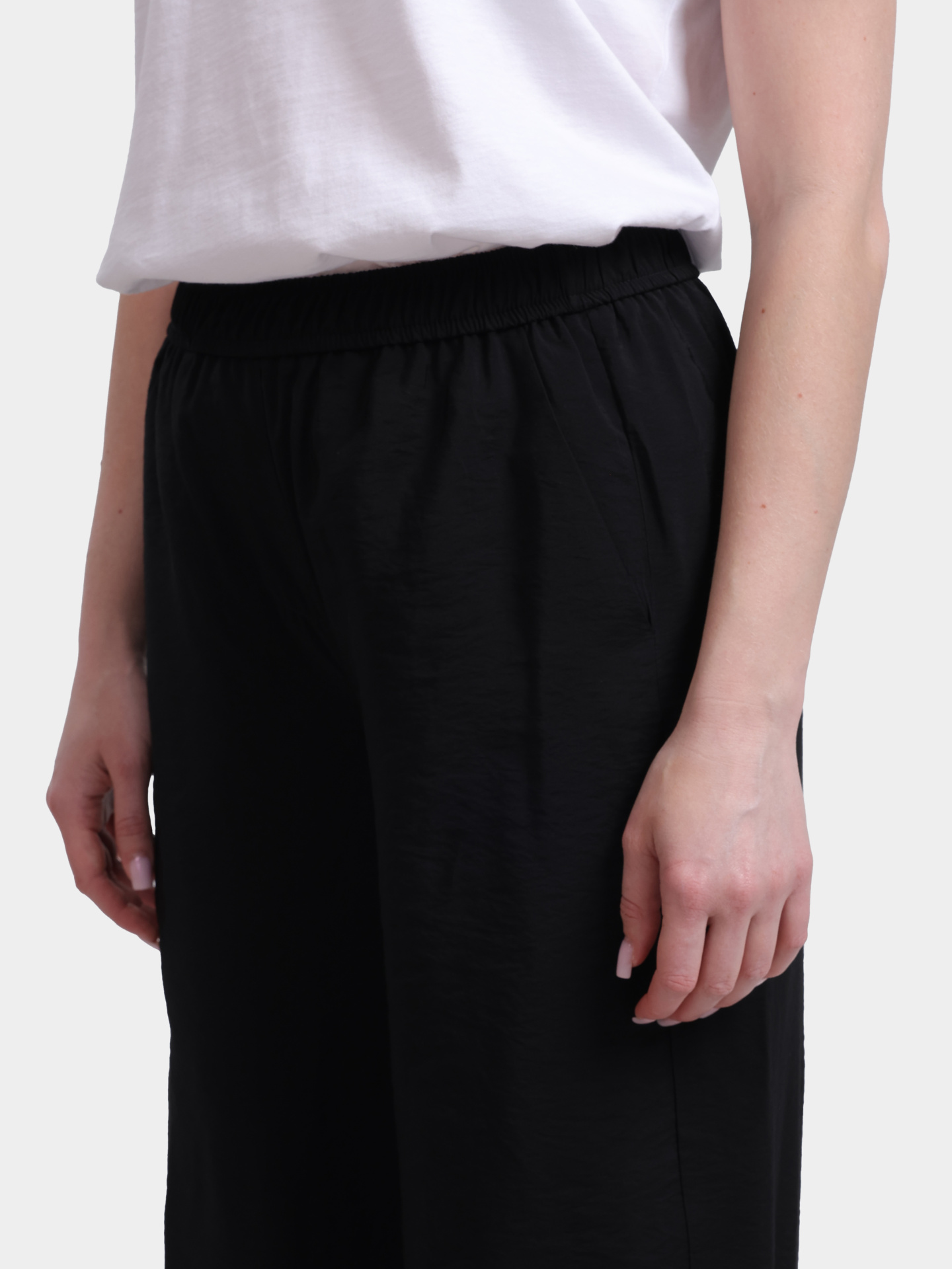 Брюки Marella Sport MLSEREMI 005 черные женские свободного кроя — купить в интернет-магазине Verdistore