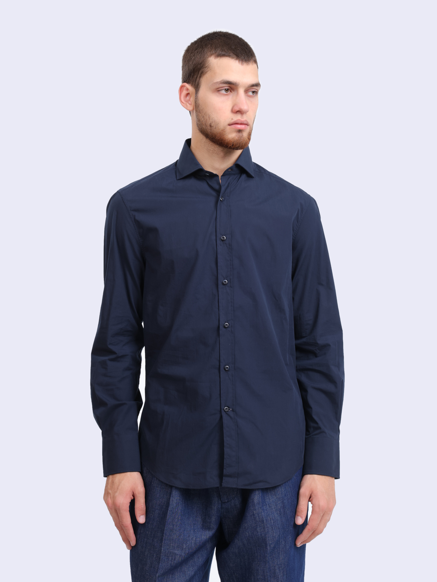 Рубашка Brunello Cucinelli MH6311718 C560 хлопковая мужская — купить в интернет-магазине Verdistore