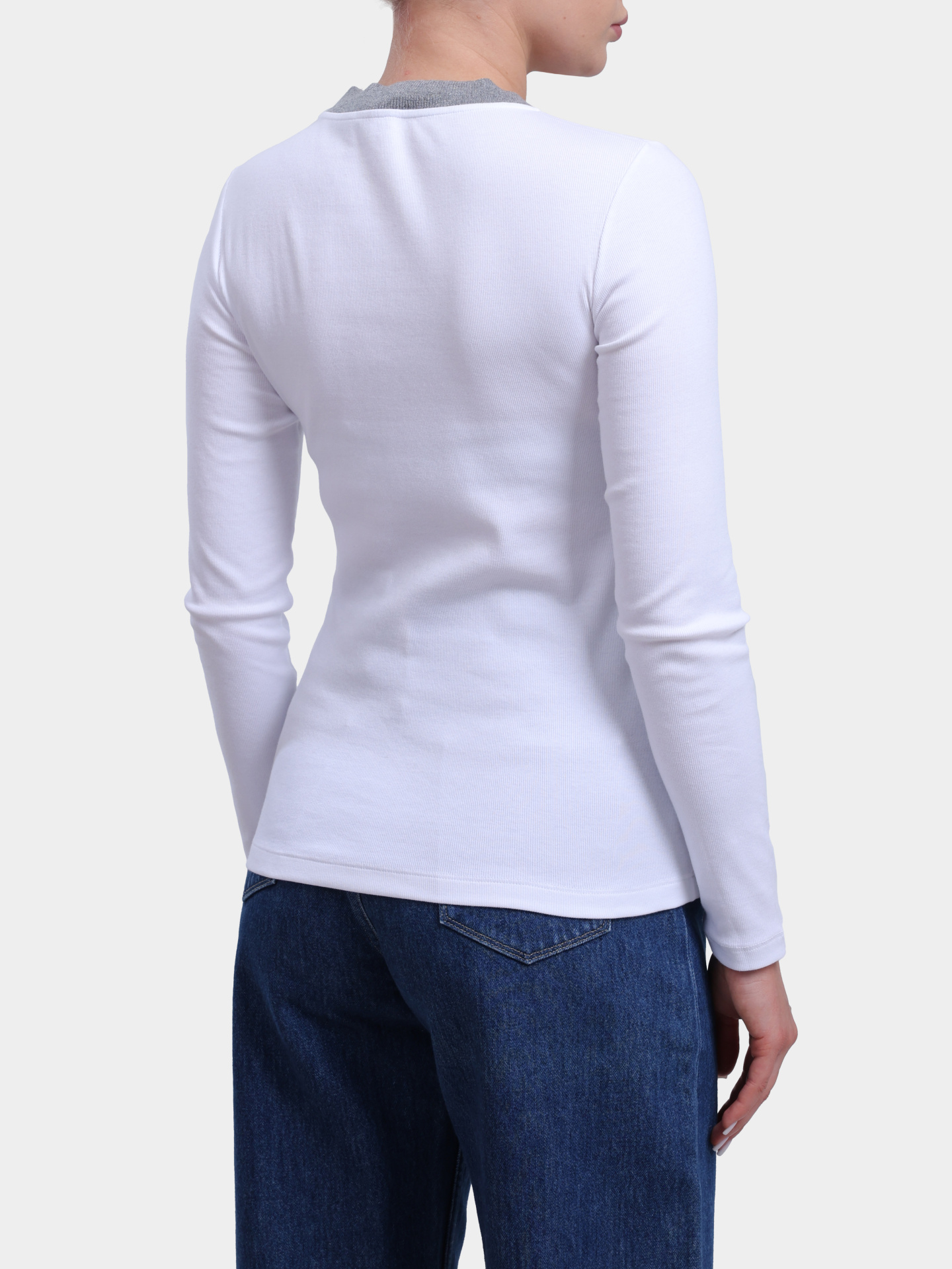 Лонгслив S06707J0 5669B 72B белый женский — купить в интернет-магазине Verdistore