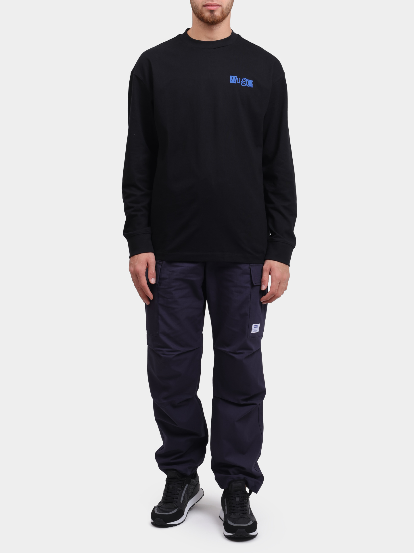 Брюки Hugo 50545643 415 хлопковые мужские — купить в интернет-магазине Verdistore