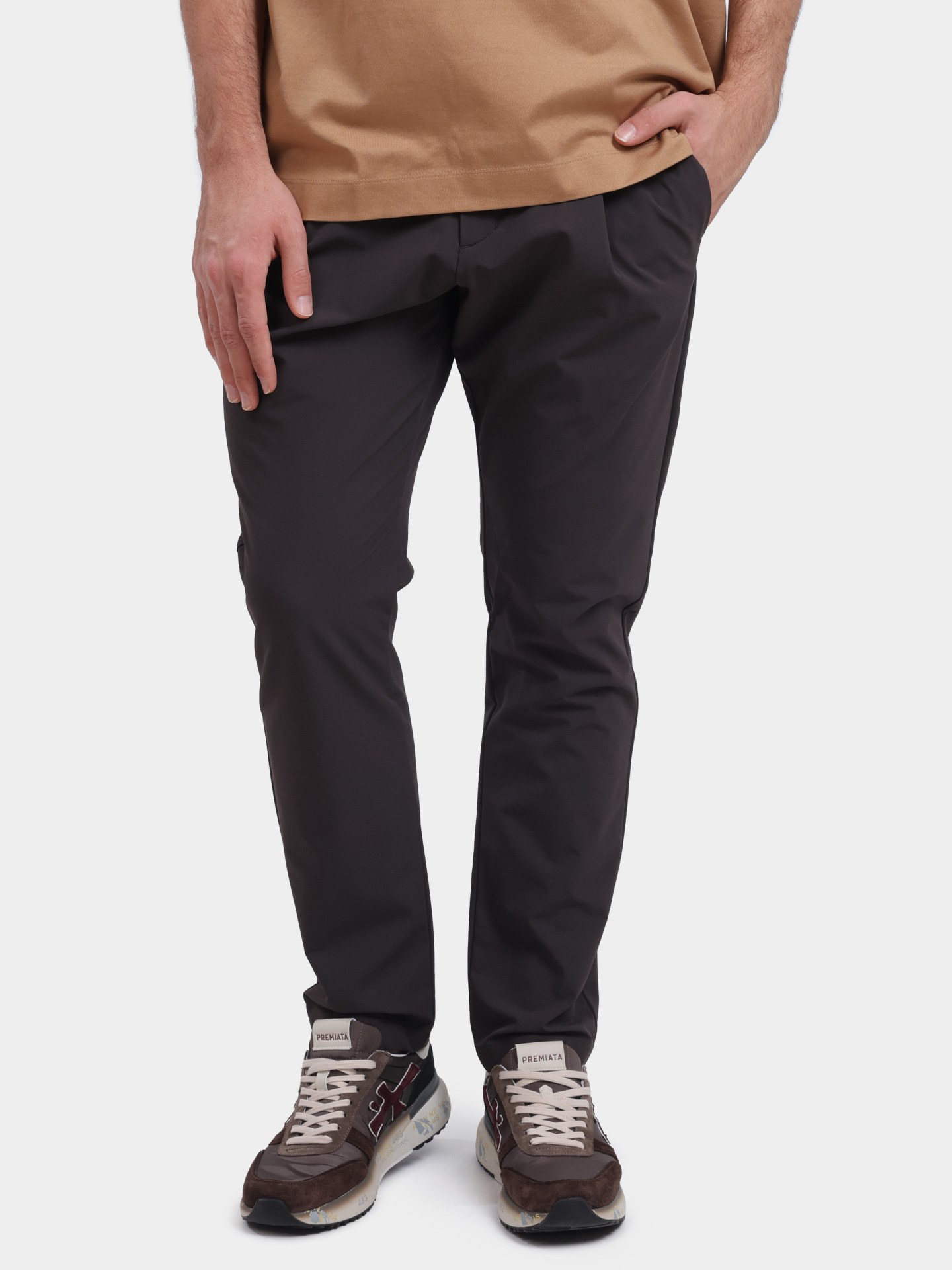 Брюки Herno PT00034UL 12813S 9490 серые мужские — купить в интернет-магазине Verdistore