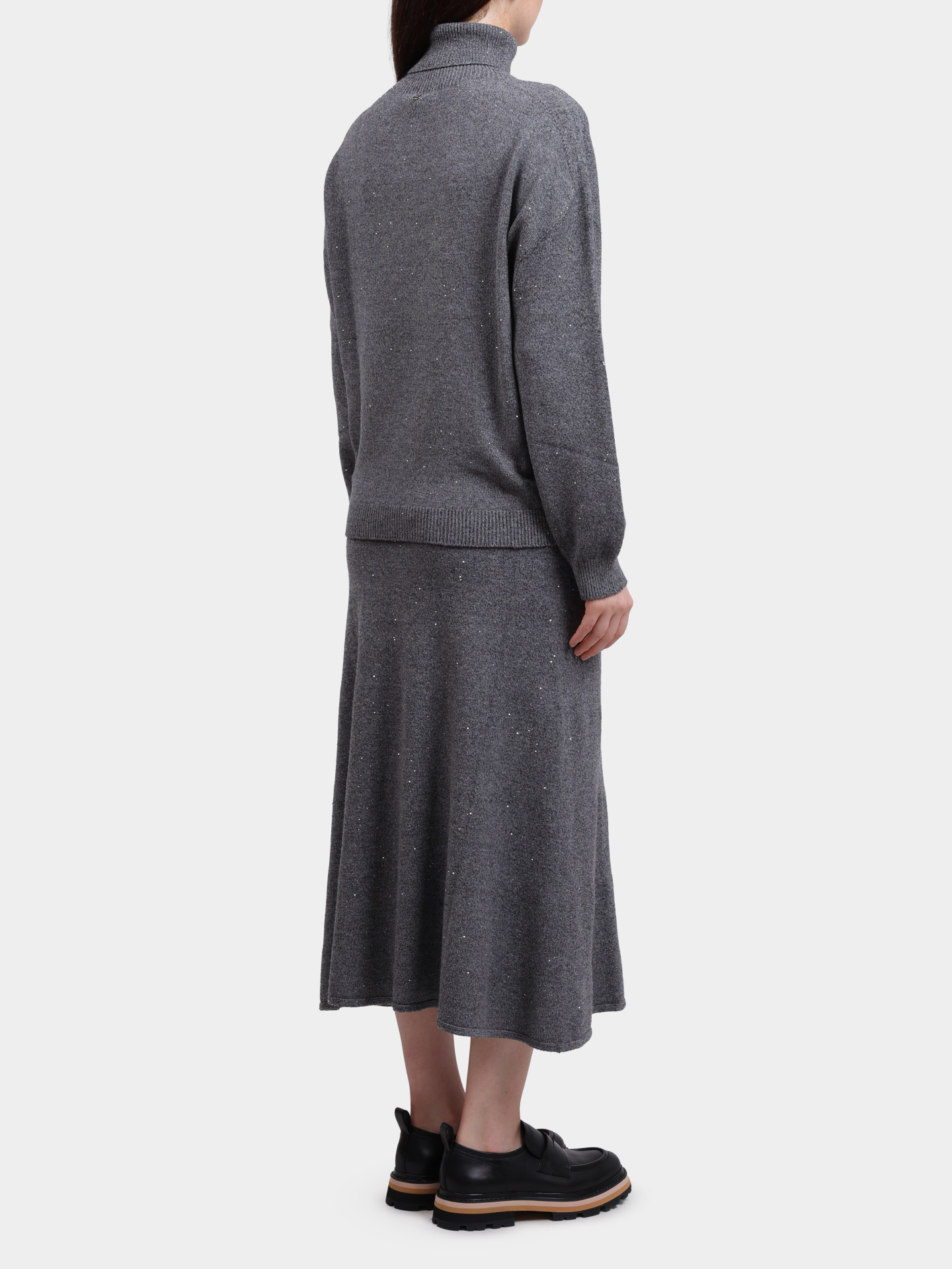 Свитер Liu-Jo MF5234 MA27R 04485 серый женский с пайетками — купить в интернет-магазине Verdistore