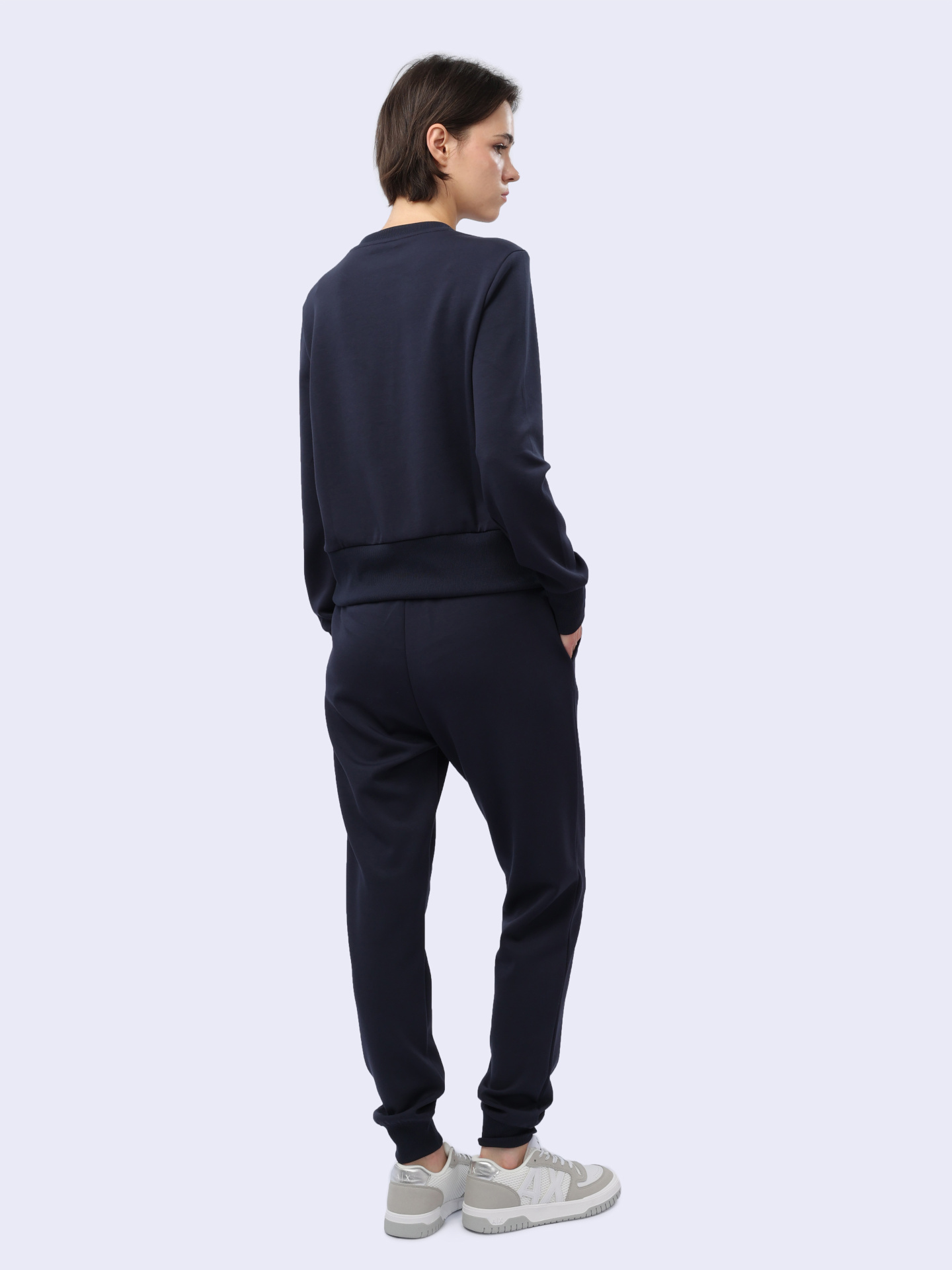 Свитшот Armani Exchange 3DYM17 YJEPZ 1593 синий женский — купить в интернет-магазине Verdistore