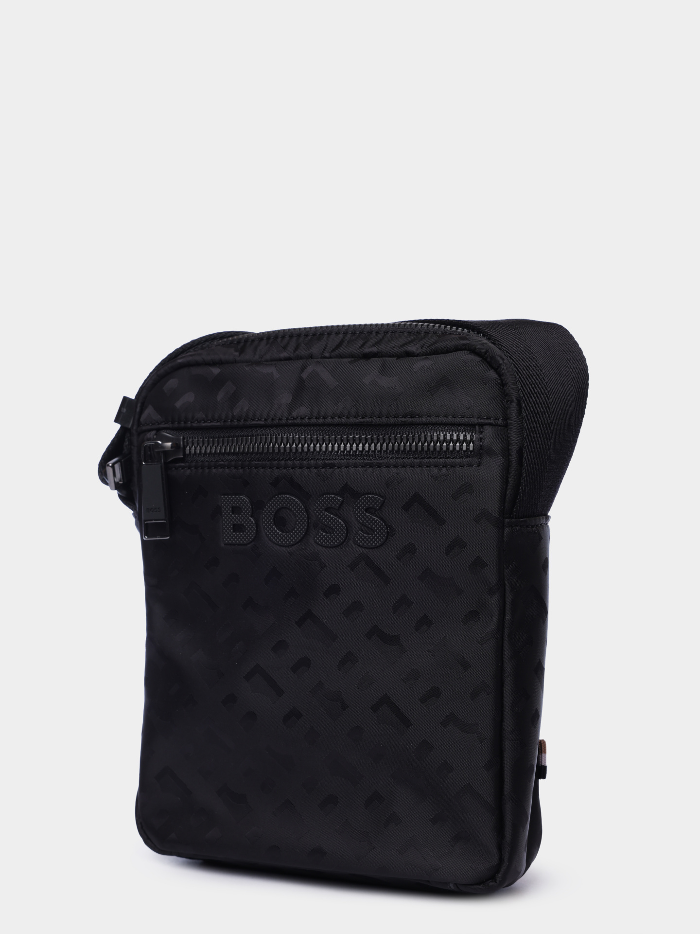 Сумка Boss 50541467 001 черная мужская с логотипом — купить в интернет-магазине Verdistore