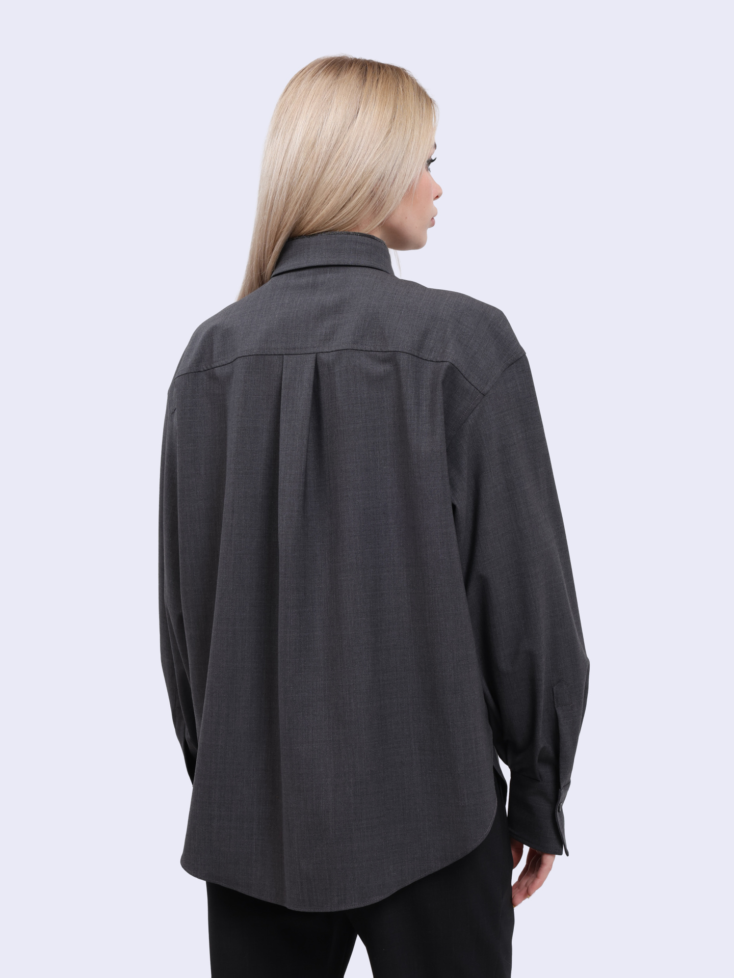 Рубашка Brunello Cucinelli M0W07MK916 C4078 шерстяная женская — купить в интернет-магазине Verdistore