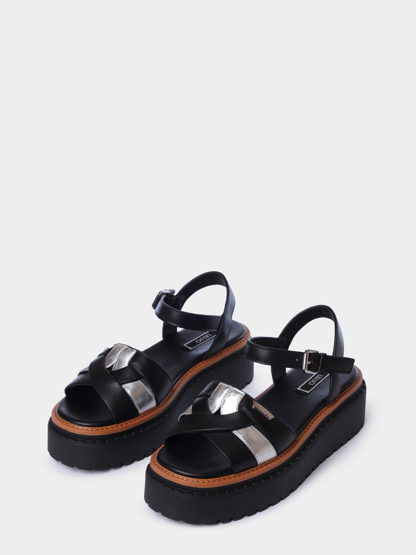 Босоножки Liu-Jo BESSIE 01 SA6159PX02601039 черные женские — купить в интернет-магазине Verdistore