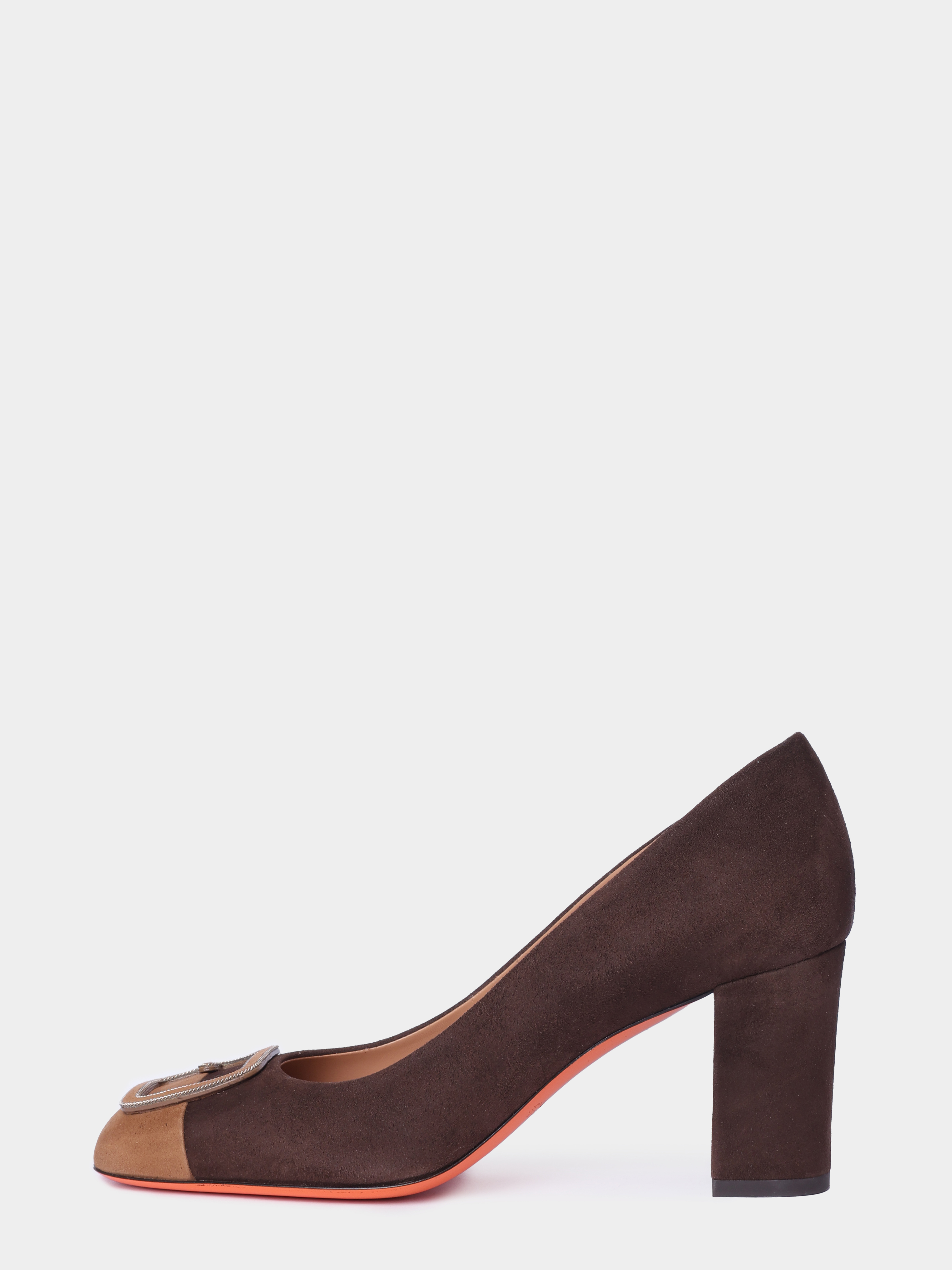 Туфли Santoni WDTG72438HI2NNYDT30 замшевые женские — купить в интернет-магазине Verdistore