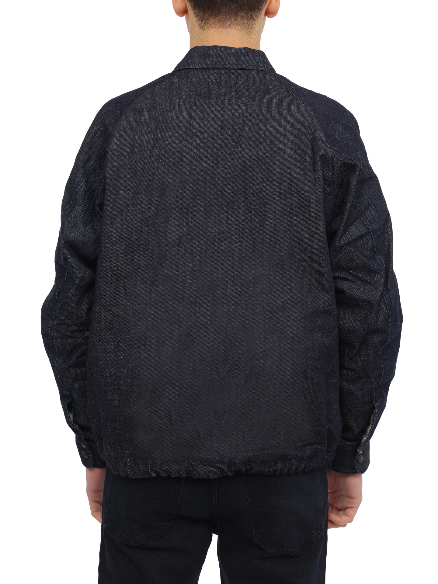 Рубашка Boss 50508968 темно-синяя мужская из денима — купить в интернет-магазине Verdistore