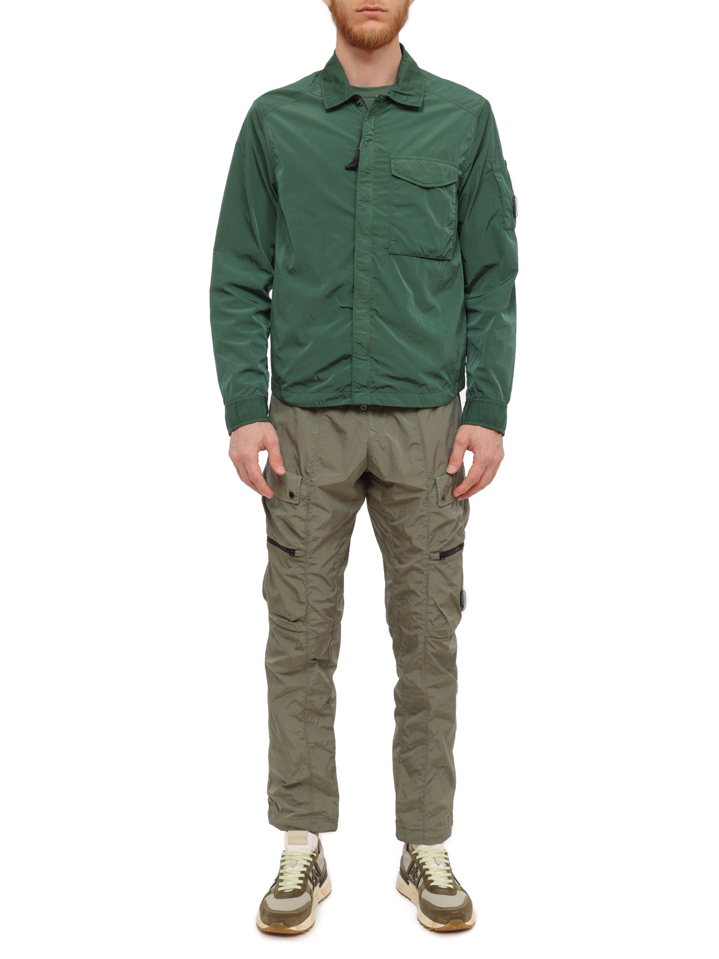 Куртка C.P. Company 16CMOS039A-005904G 649 зеленая мужская — купить в интернет-магазине Verdistore