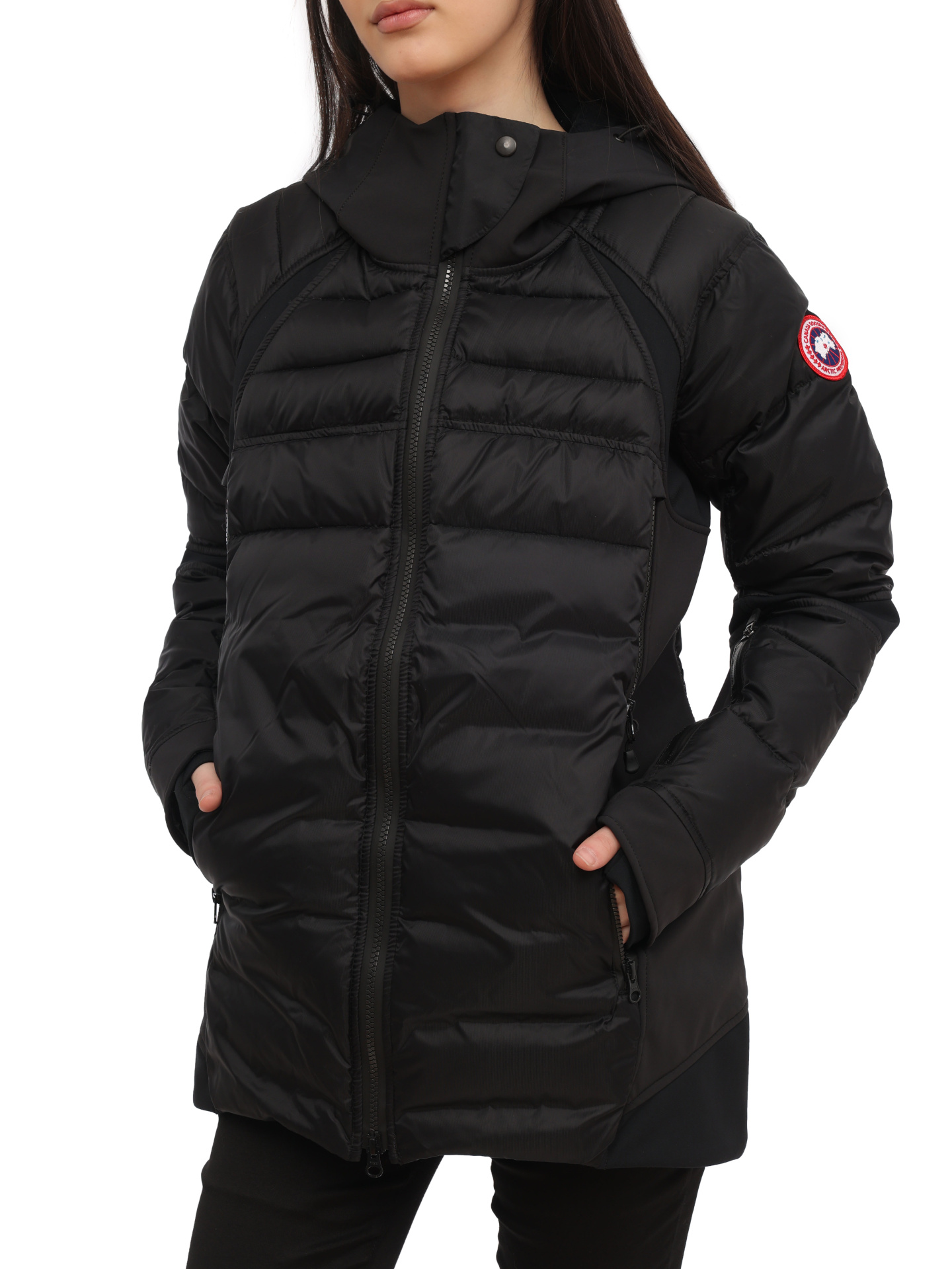 Пуховик Canada Goose 2728L черный женский — купить в интернет-магазине Verdistore
