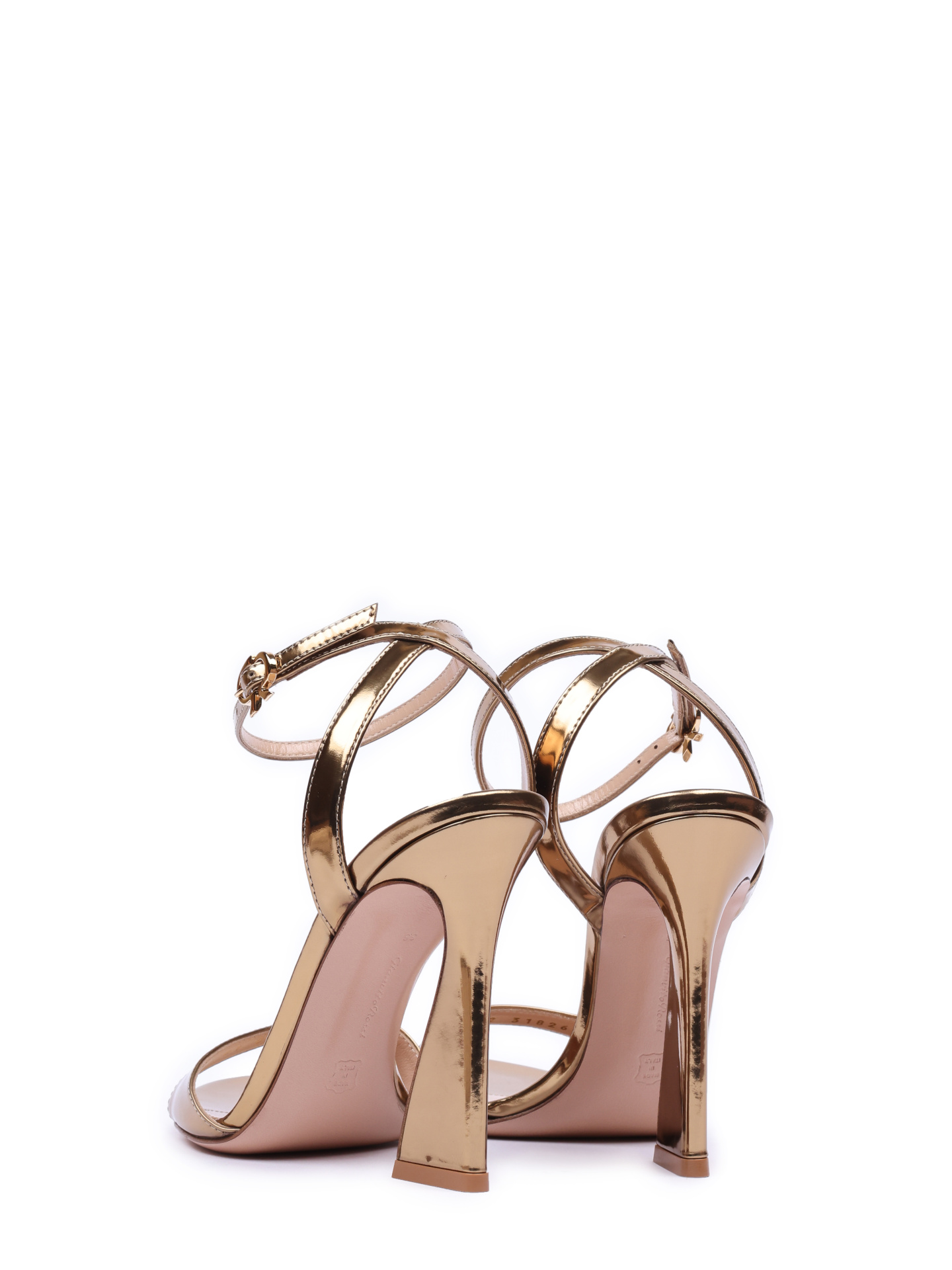 Босоножки Gianvito Rossi G31826-15RIC-MET кожаные женские — купить в интернет-магазине Verdistore