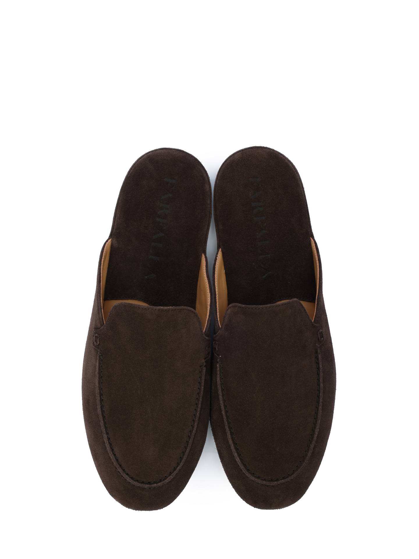 Шлепанцы темно-коричневые замшевые  — купить в интернет-магазине Verdistore