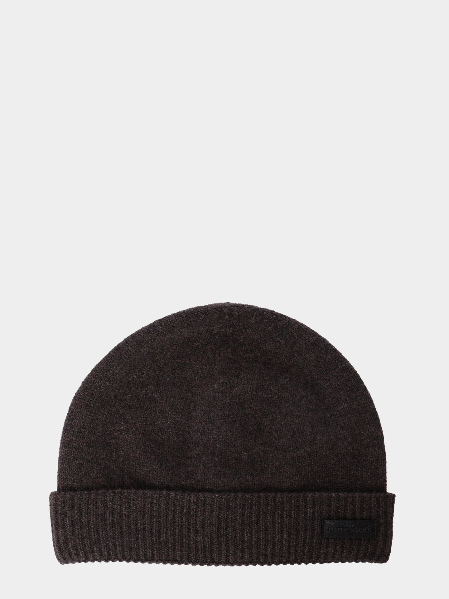 Шапка Emporio Armani EM002697 AF18244 O6012 коричневая мужская — купить в интернет-магазине Verdistore