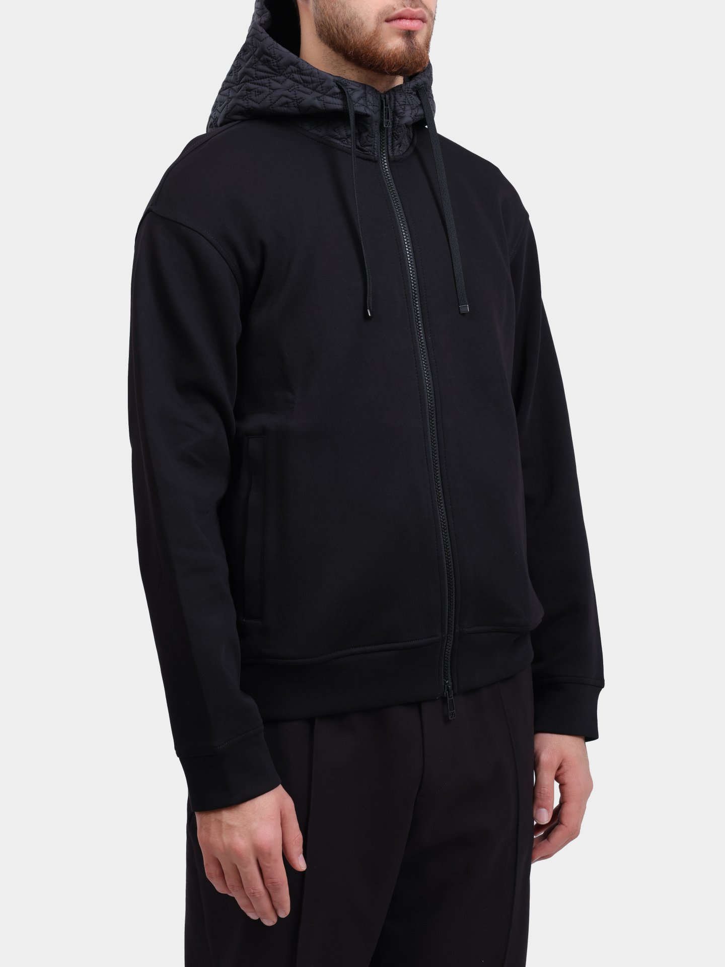 Мастерка Armani Exchange XM001891 AF10818 UC001 черная мужская — купить в интернет-магазине Verdistore