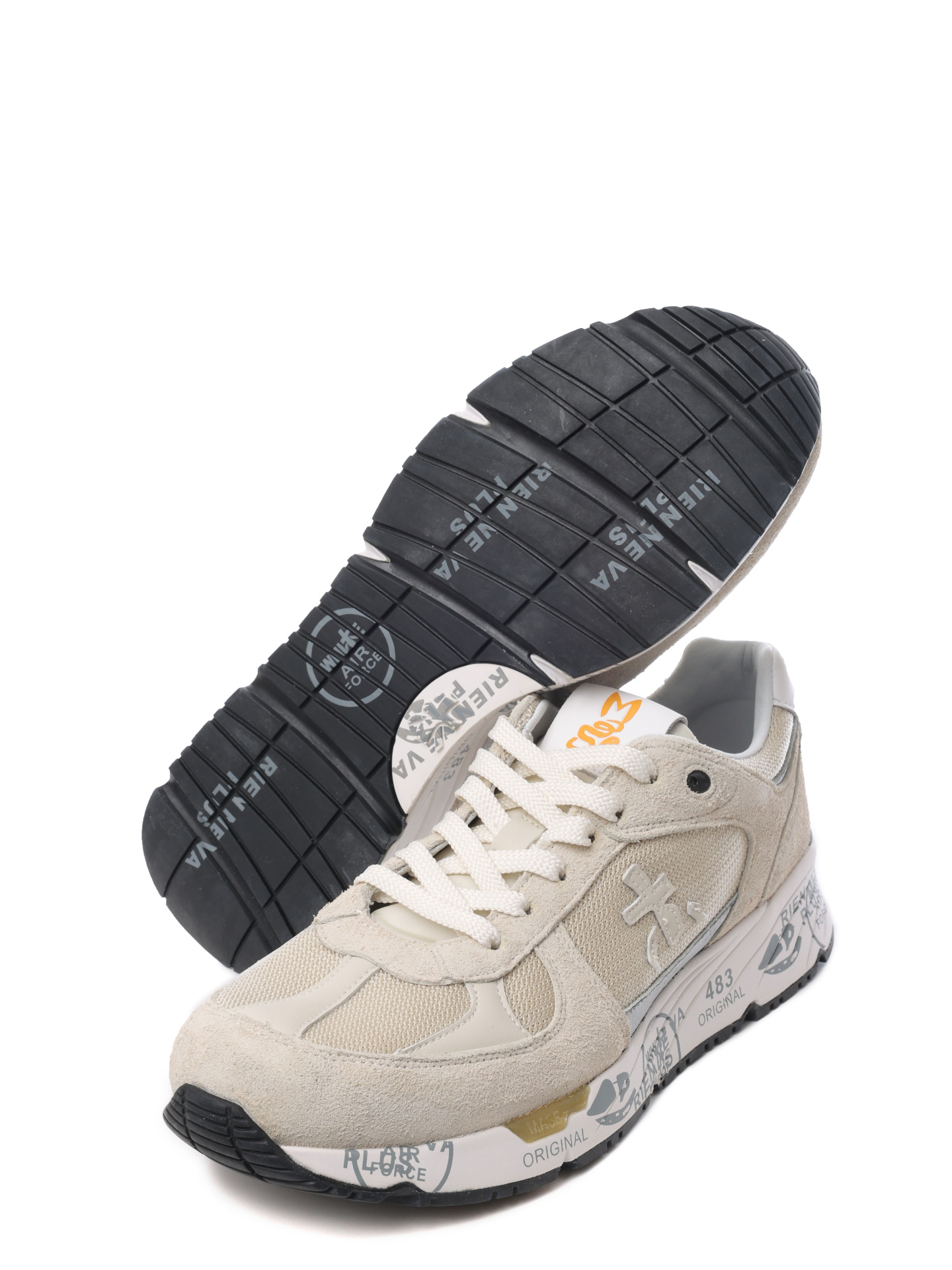 Кроссовки комбинированные спортивные с миндальным носком — купить в интернет-магазине Verdistore