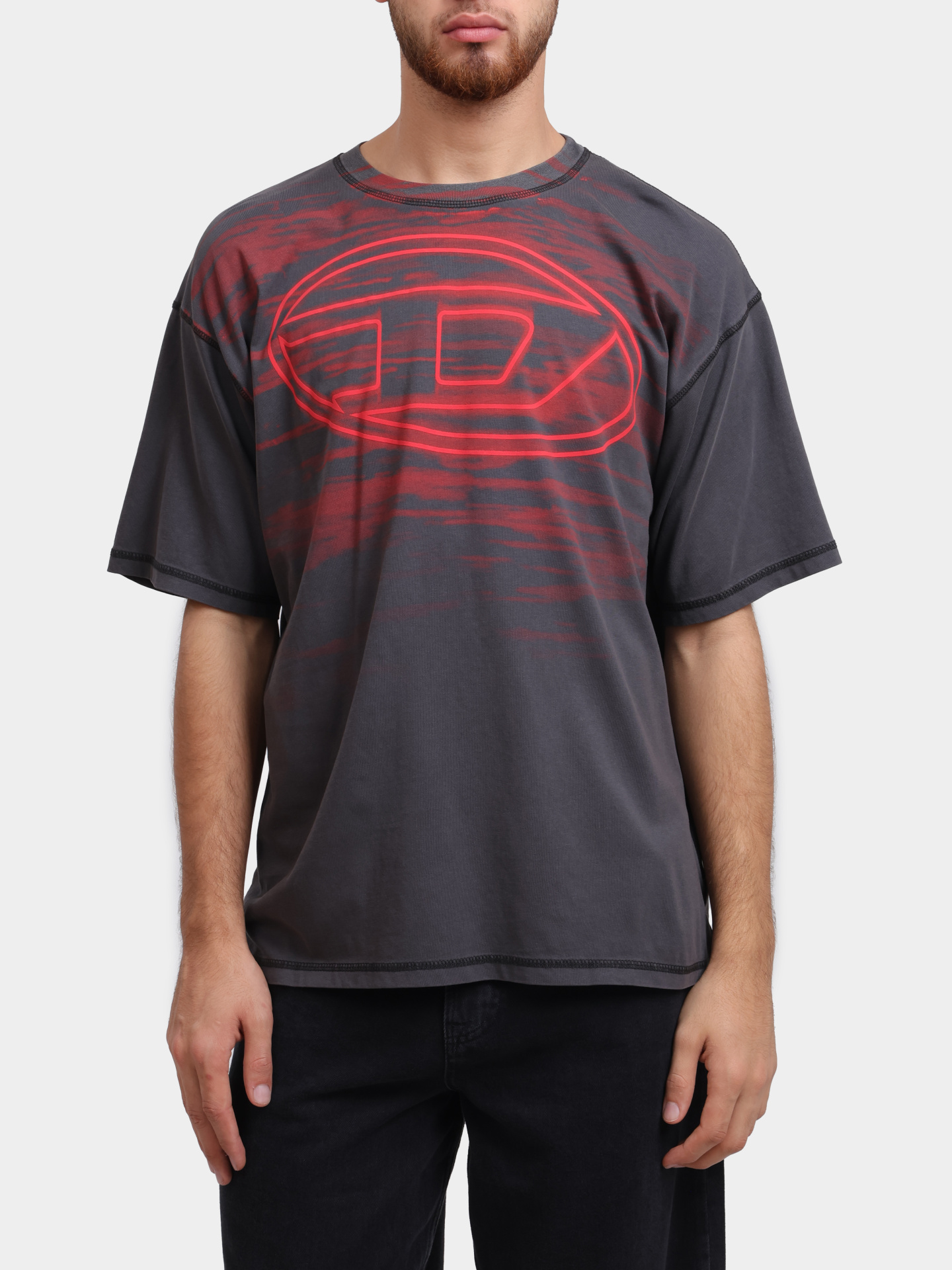 Футболка Diesel A186530AGCA9AW хлопковая мужская — купить в интернет-магазине Verdistore