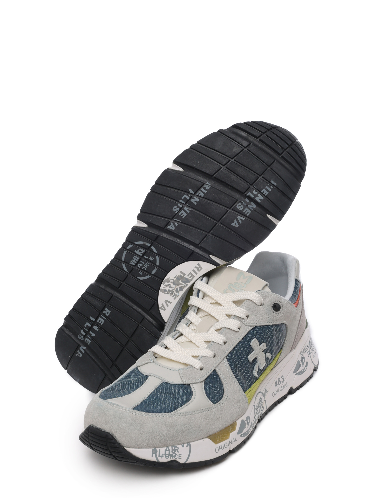 Кроссовки комбинированные на белой подошве спортивные — купить в интернет-магазине Verdistore