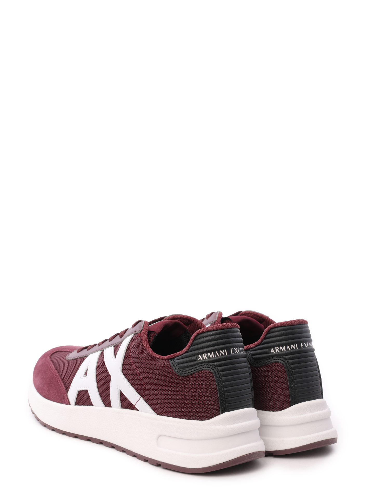 Кроссовки Armani Exchange XUX071 XV527 T044 комбинированные мужские с логотипом — купить в интернет-магазине Verdistore