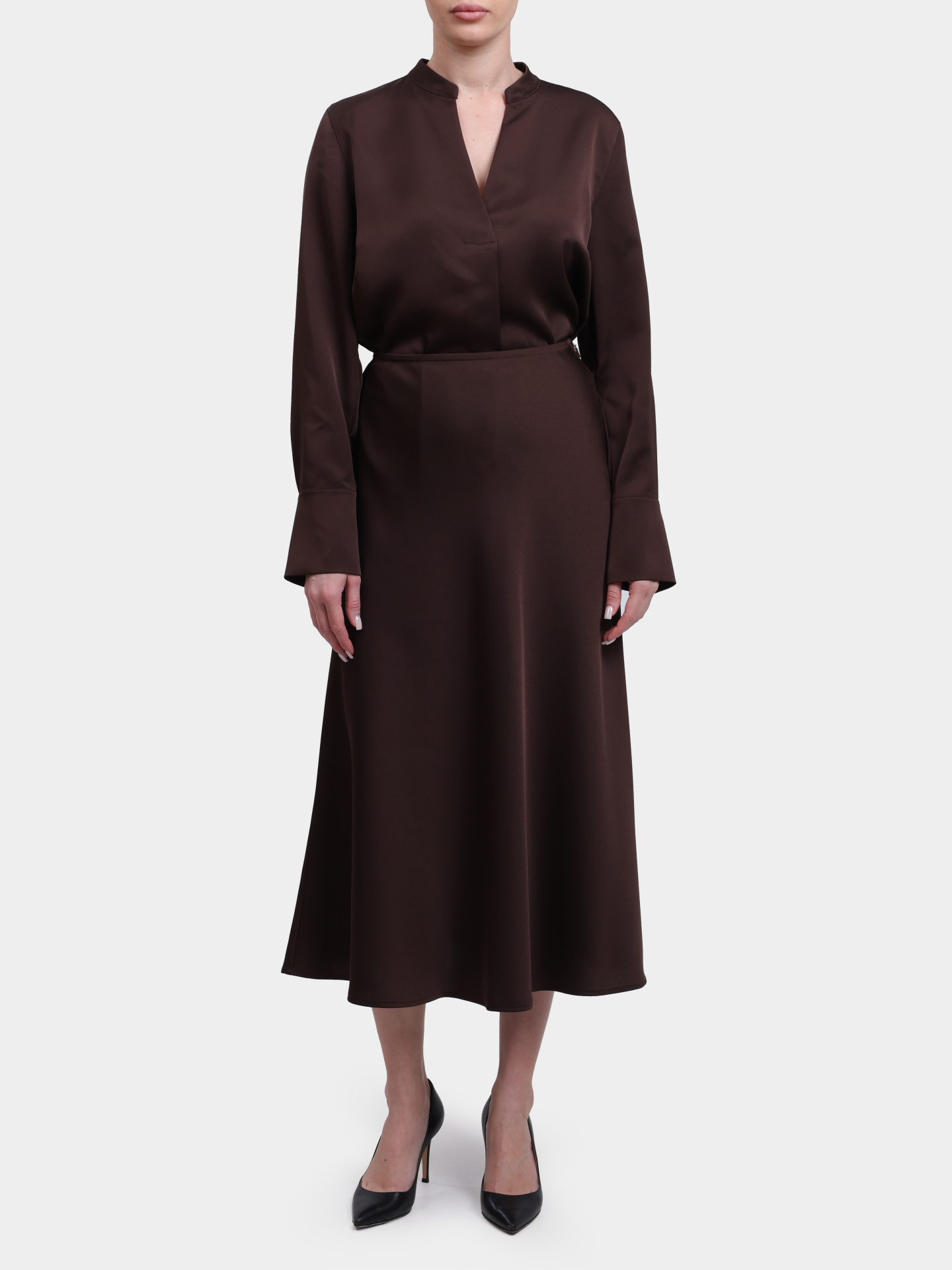 Юбка 58 254B58Sophie 10020175 201 темно-коричневая женская — купить в интернет-магазине Verdistore