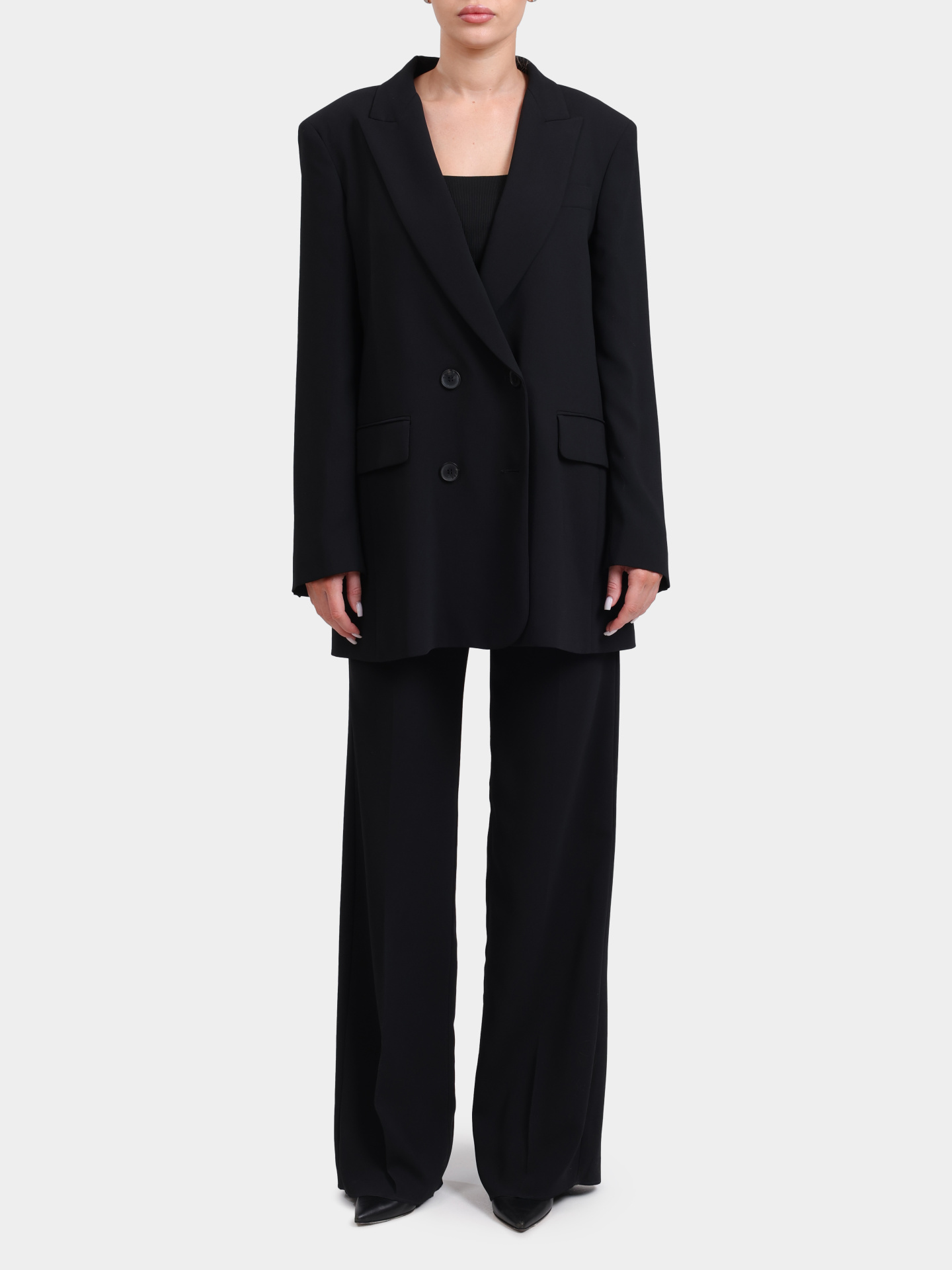 Брюки MARELLA PASCIA 002 черные женские — купить в интернет-магазине Verdistore