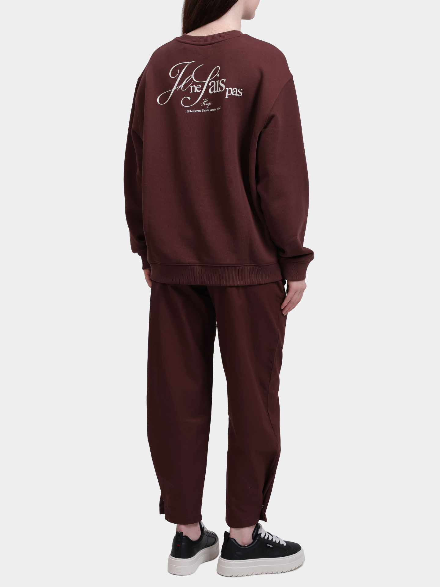 Брюки Hugo 50542572 201 хлопковые женские — купить в интернет-магазине Verdistore