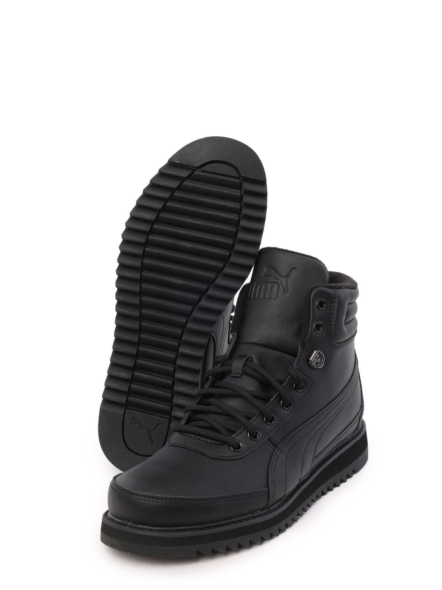 Ботинки кожаные со вставками по бокам на шнуровке — купить в интернет-магазине Verdistore