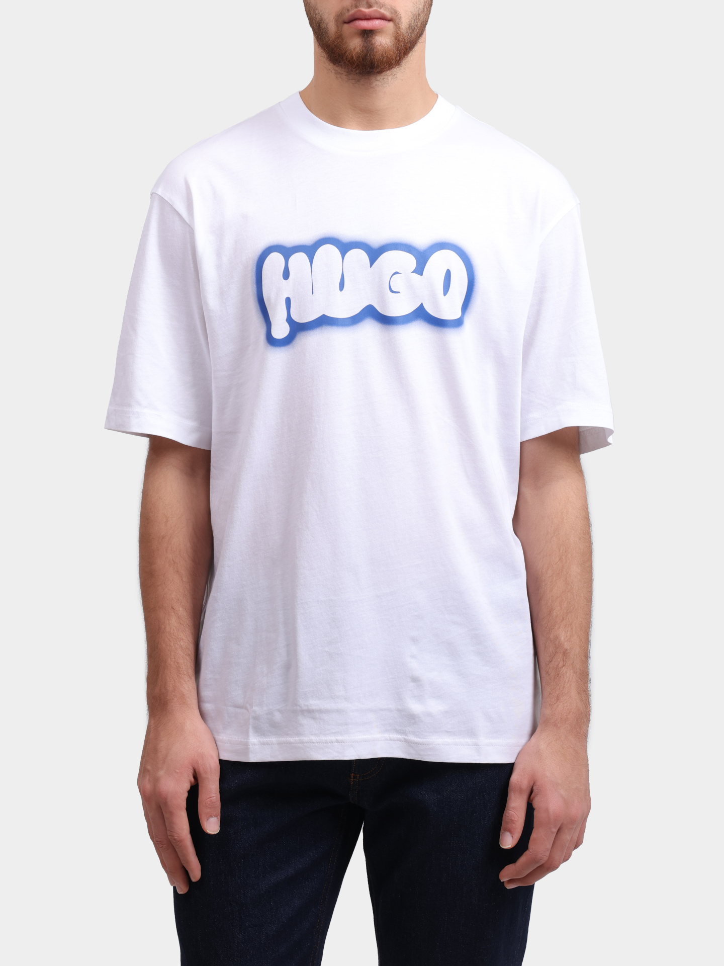 Футболка Hugo 50549155 100 белая мужская — купить в интернет-магазине Verdistore