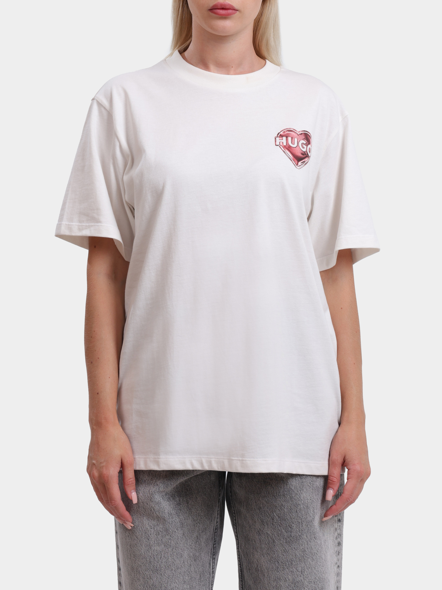 Футболка Hugo 50534545 102 хлопковая женская — купить в интернет-магазине Verdistore