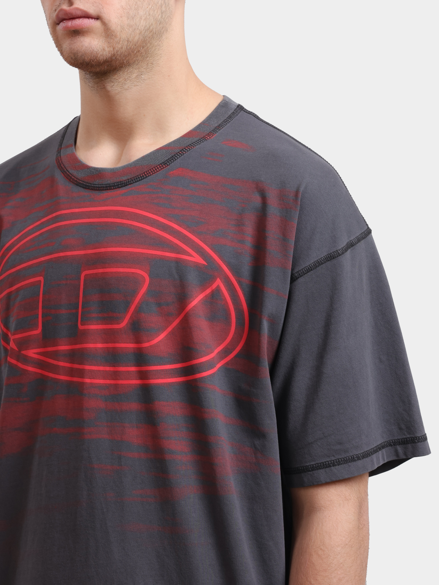 Футболка Diesel A186530AGCA9AW хлопковая мужская — купить в интернет-магазине Verdistore