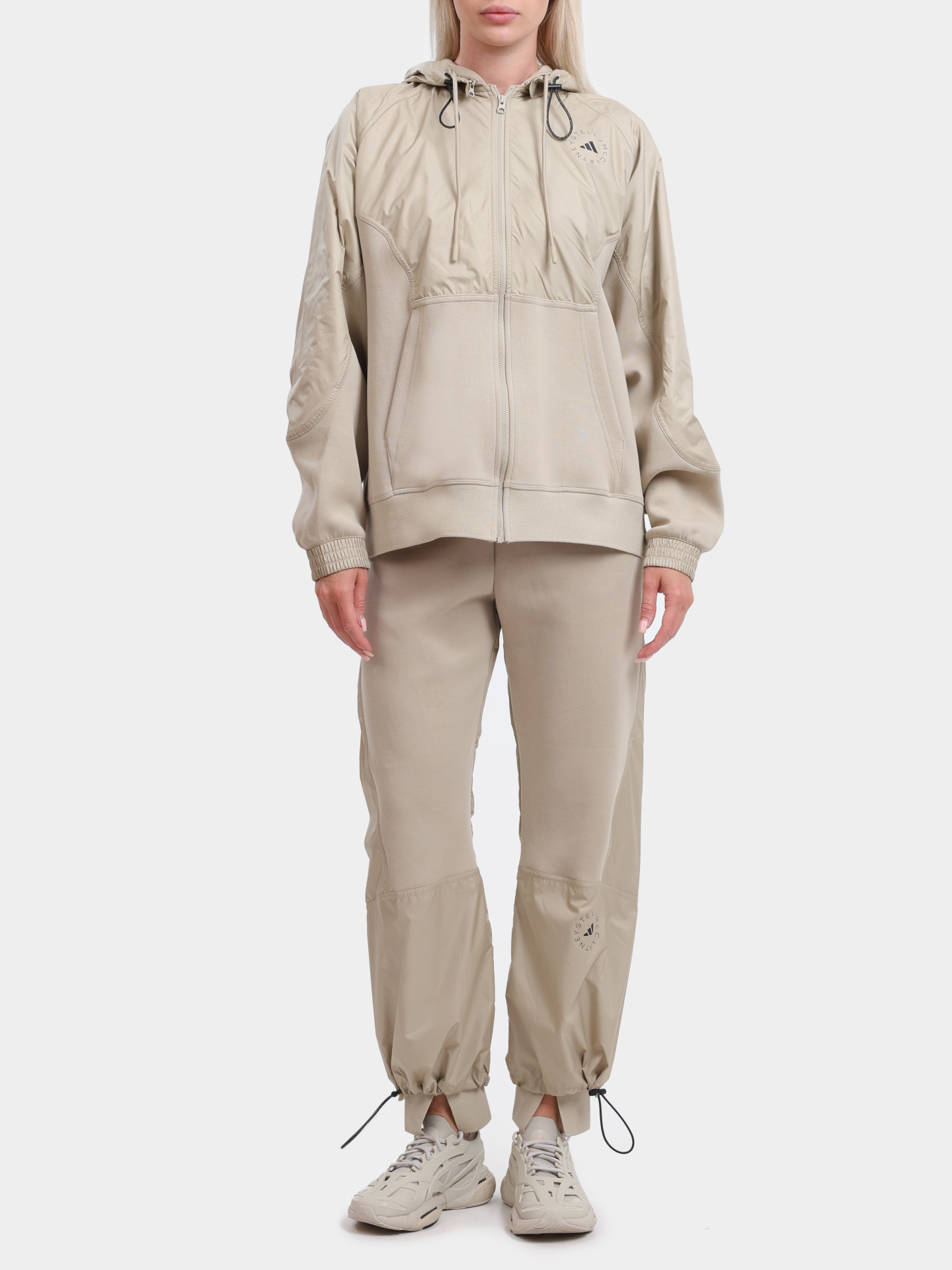 Мастерка Adidas by Stella McCartney JF8479 DESERTSANDSMC комбинированная женская — купить в интернет-магазине Verdistore