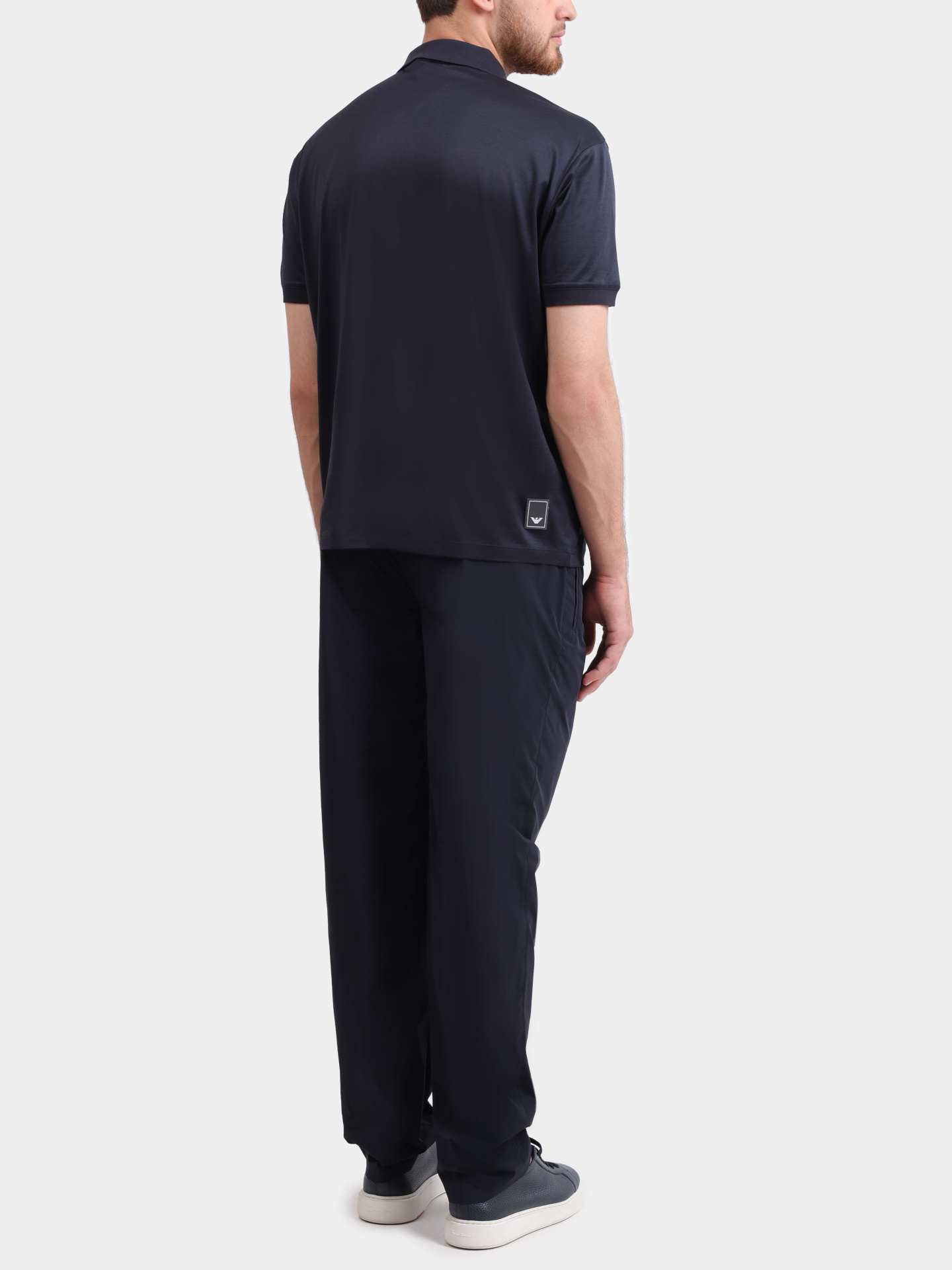 Брюки Emporio Armani EM005440 AF13772 UB118 темно-синие мужские — купить в интернет-магазине Verdistore