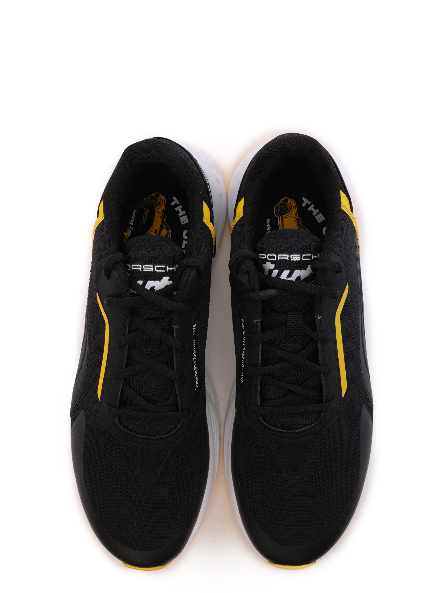 Кроссовки Puma x Porsche черные с желтыми вставками — купить в интернет-магазине Verdistore