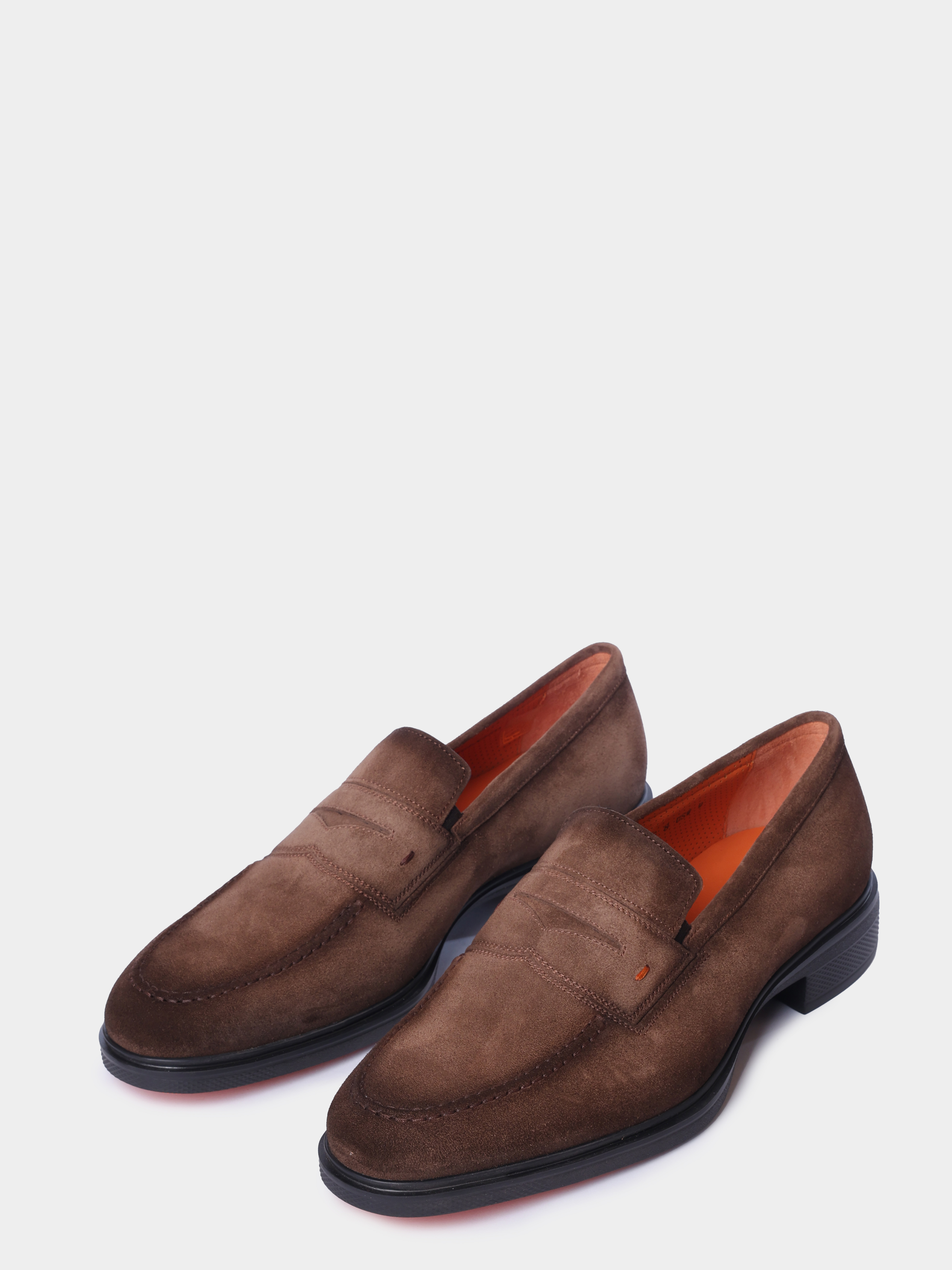 Лоферы Santoni MGEG18964NEAXGEXS50 замшевые мужские — купить в интернет-магазине Verdistore