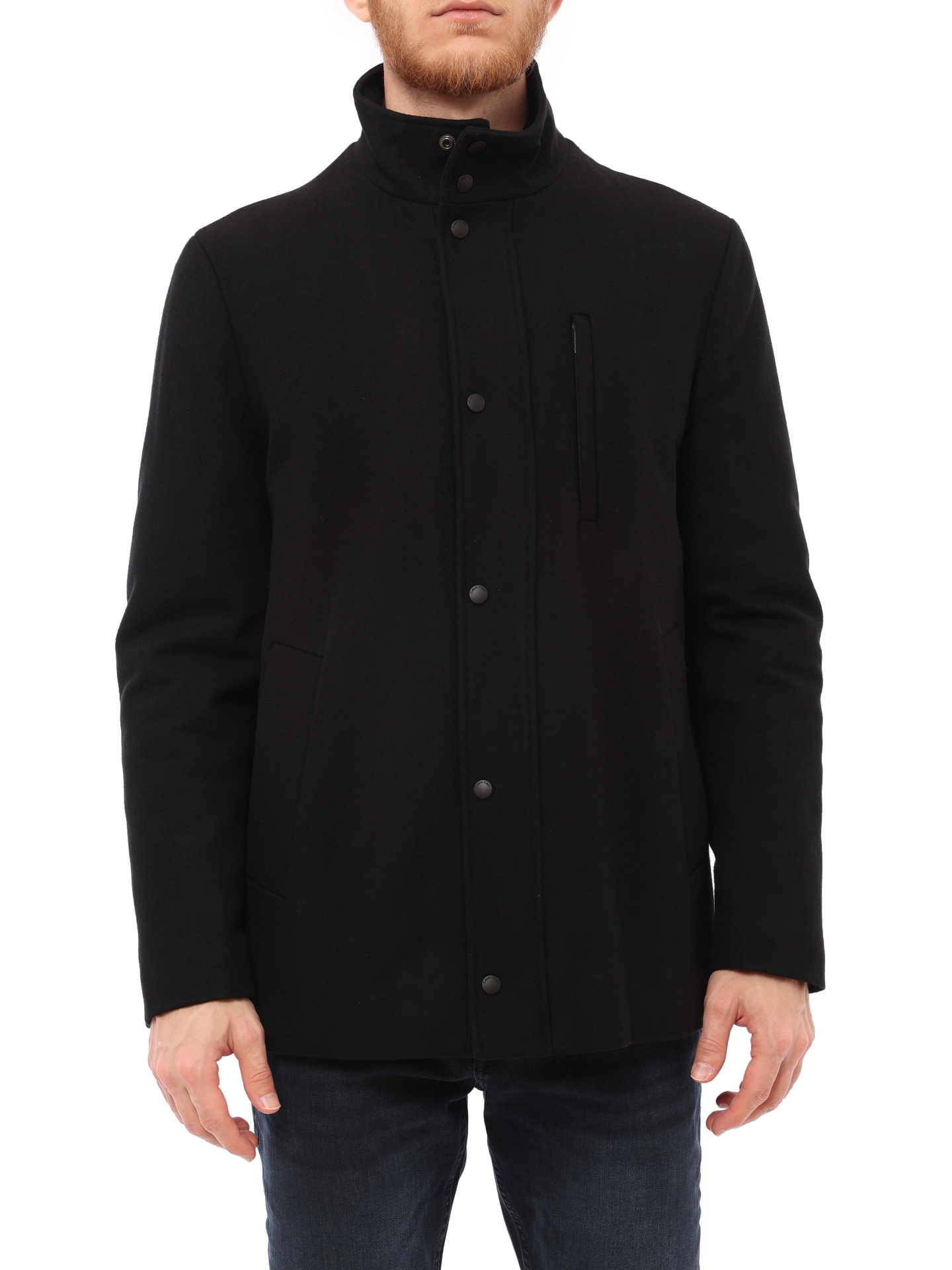 Пальто Calvin Klein K10K106126 BEH черное мужское — купить в интернет-магазине Verdistore