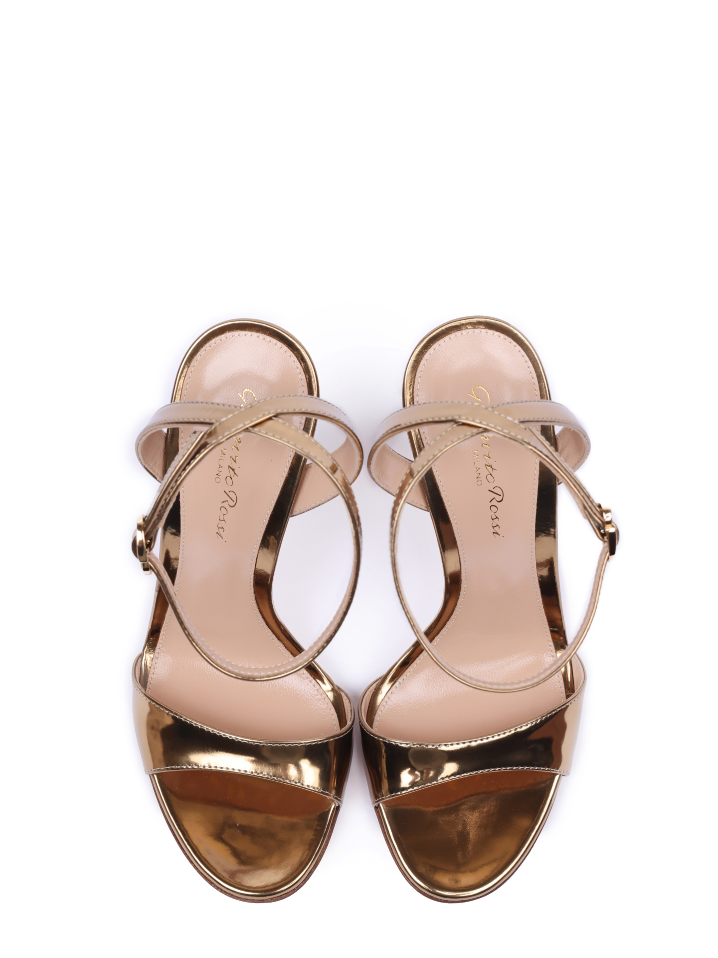 Босоножки Gianvito Rossi G31826-15RIC-MET кожаные женские — купить в интернет-магазине Verdistore