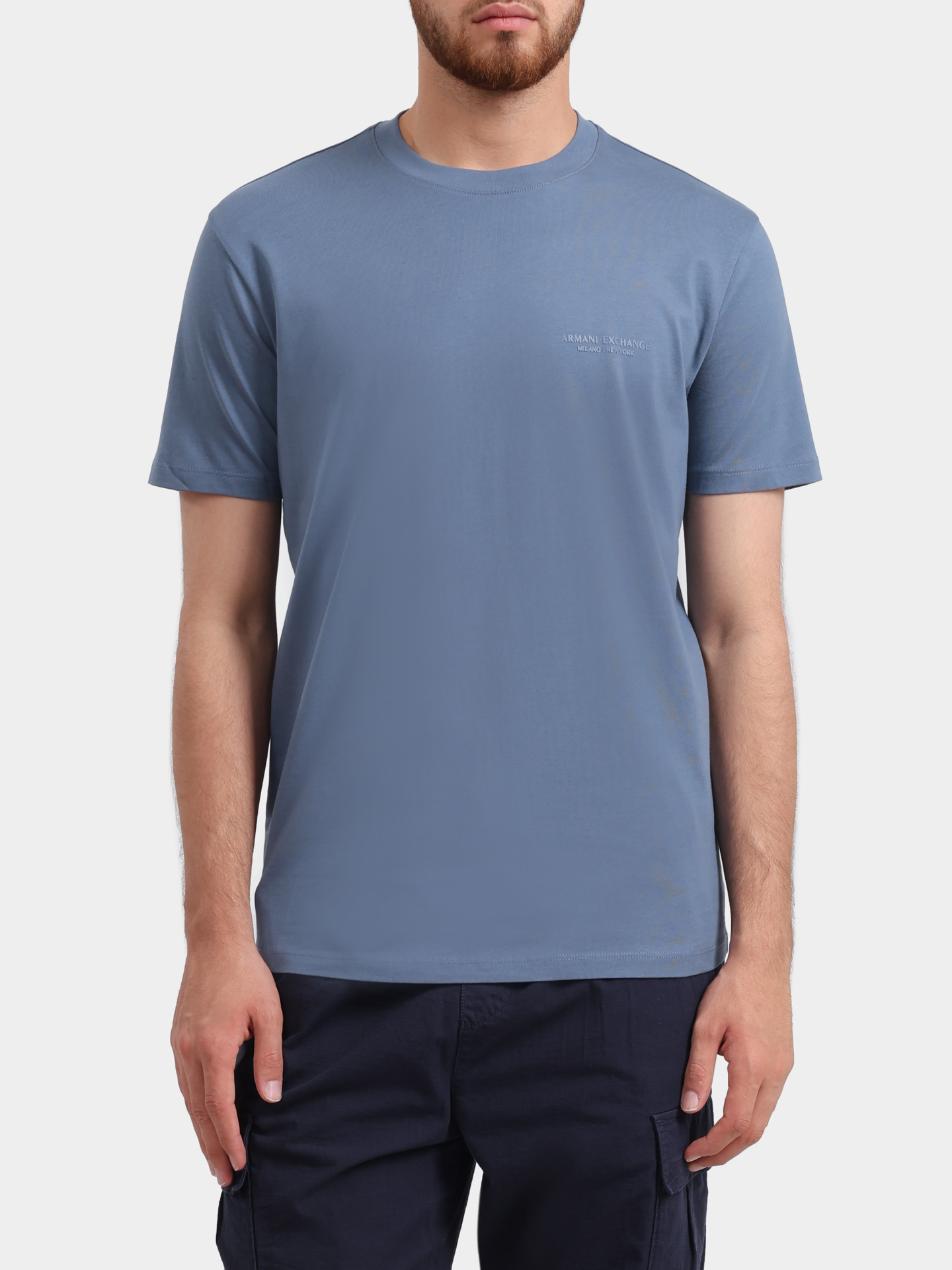 Футболка Armani Exchange XM001281 AF10361 U9302 хлопковая мужская — купить в интернет-магазине Verdistore